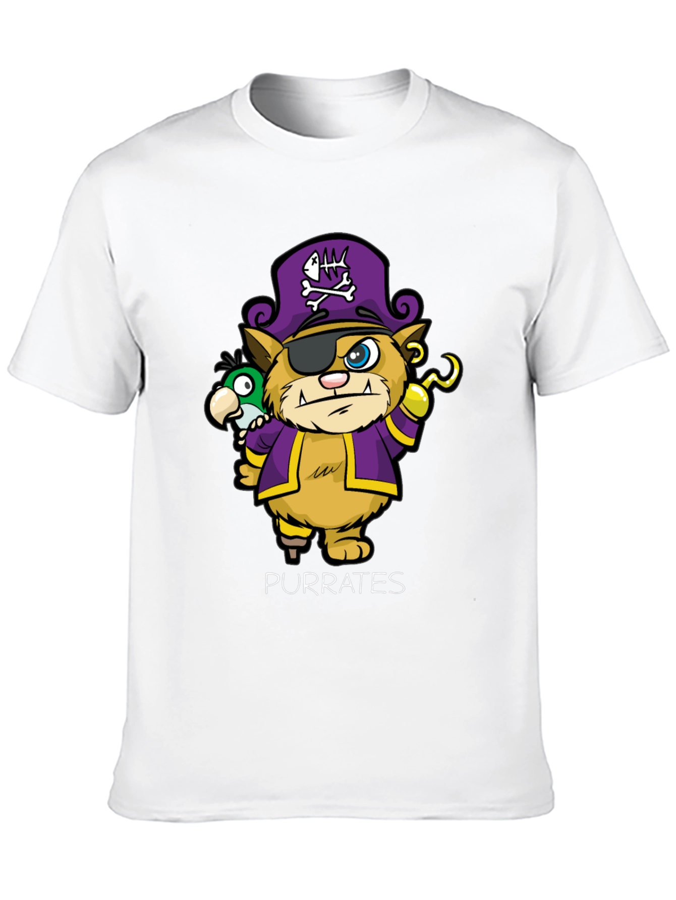 Purrates T-Shirt - Cat Pirate Design