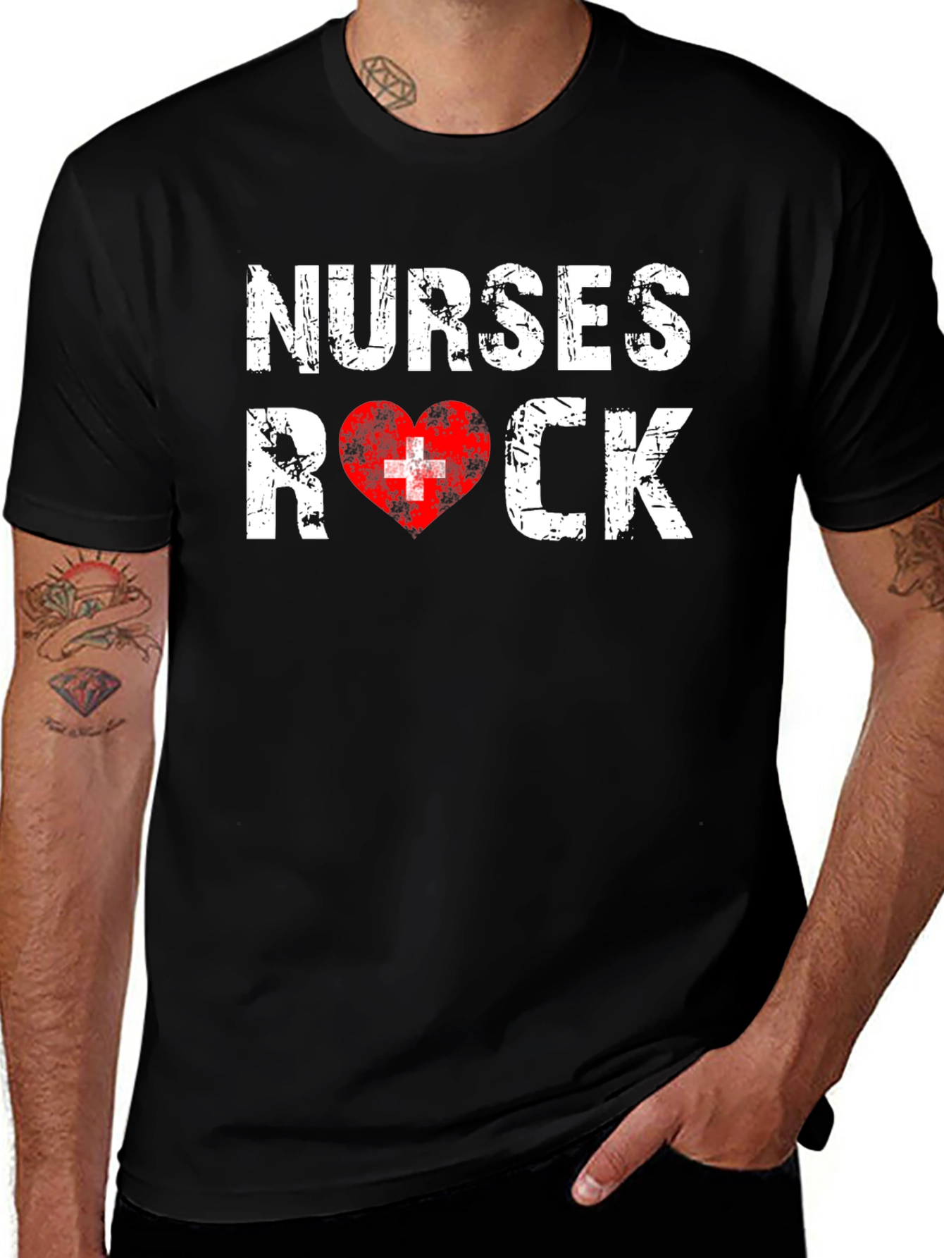 Nurses Rock Graphic T-Shirt - Stylish & Comfortable