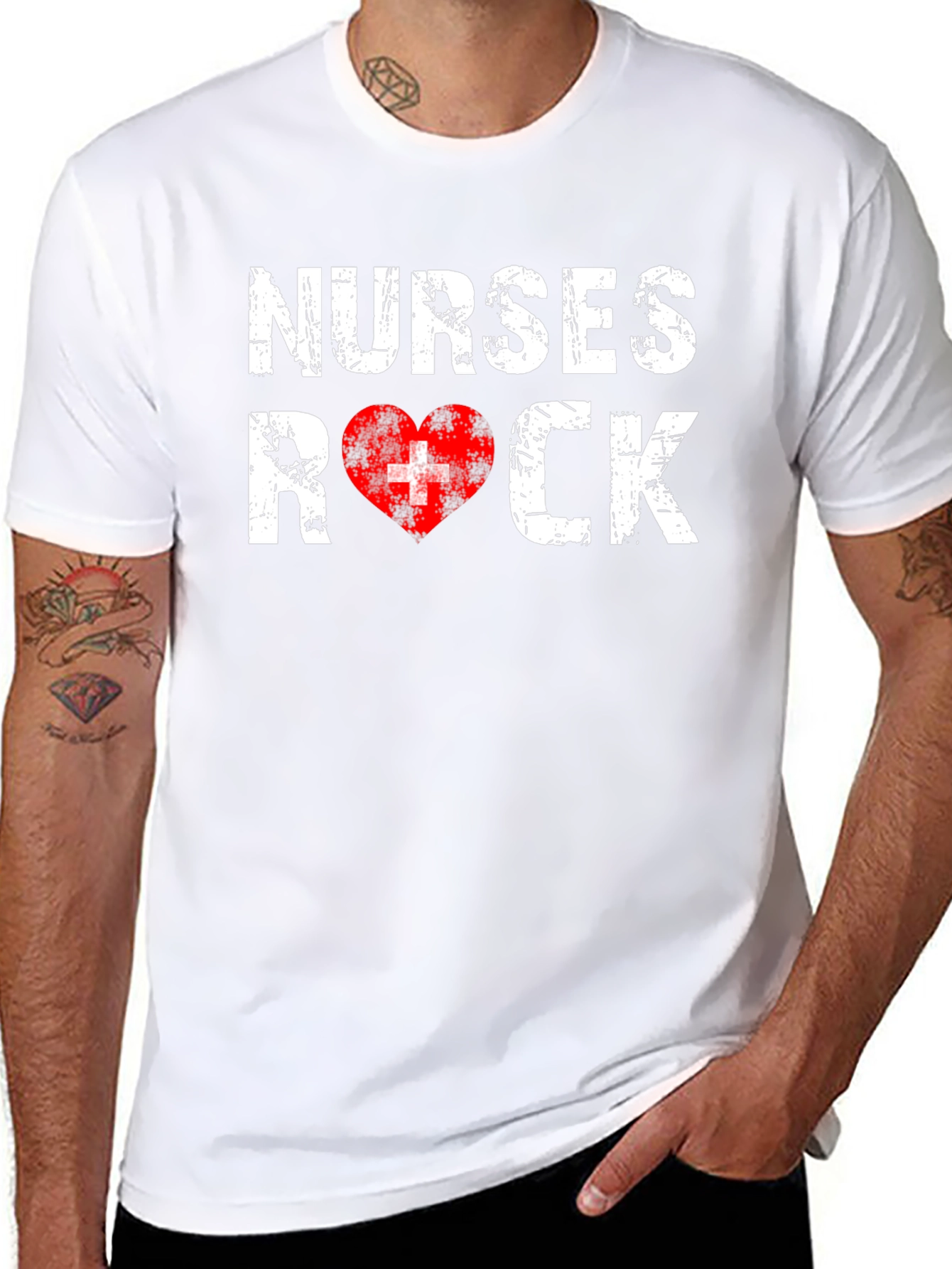 Nurses Rock Graphic T-Shirt - Stylish & Comfortable