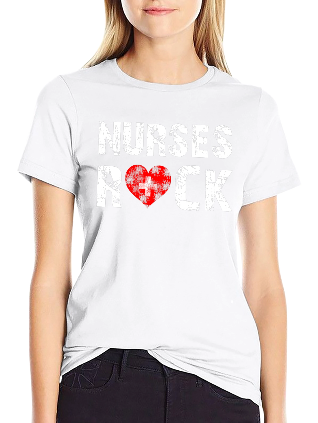Nurses Rock Graphic T-Shirt - Stylish & Comfortable