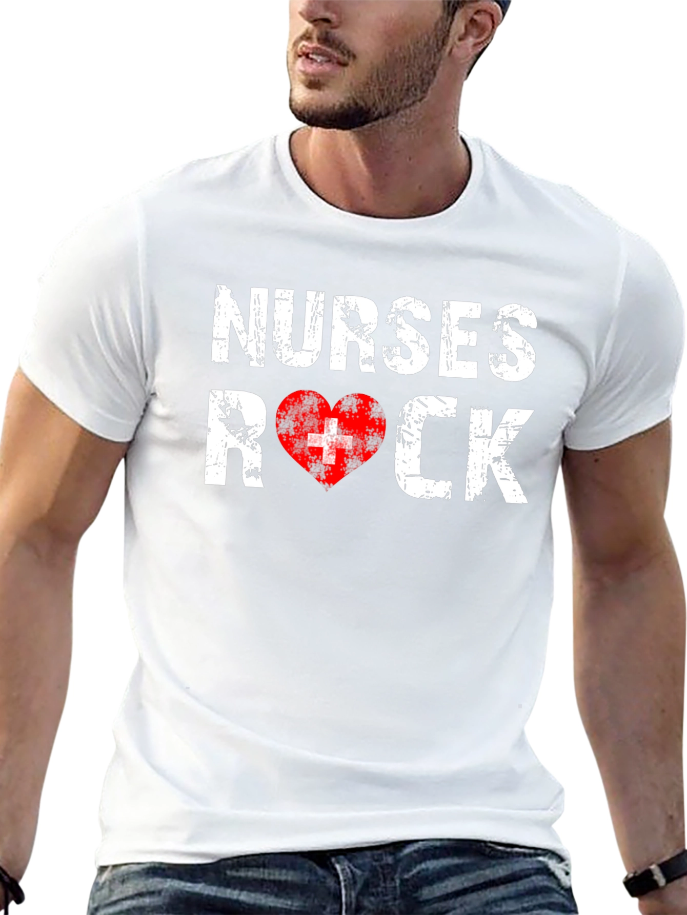 Nurses Rock Graphic T-Shirt - Stylish & Comfortable