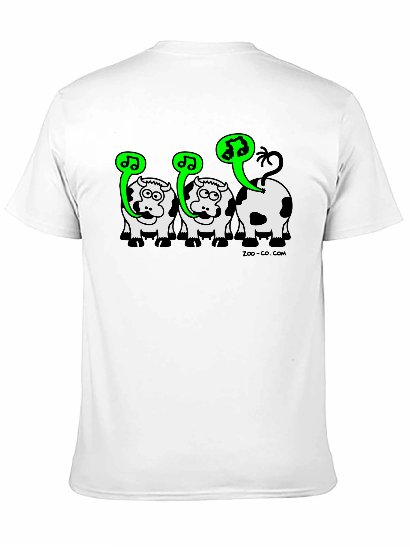 Singing Cow Graphic Tee - Black Unisex T-Shirt