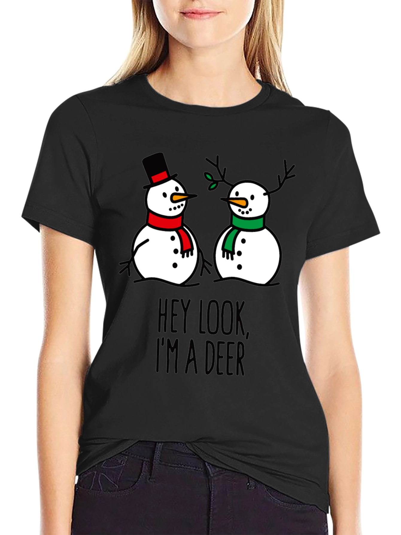 Hey Look Im a Deer! Funny Graphic T-Shirt