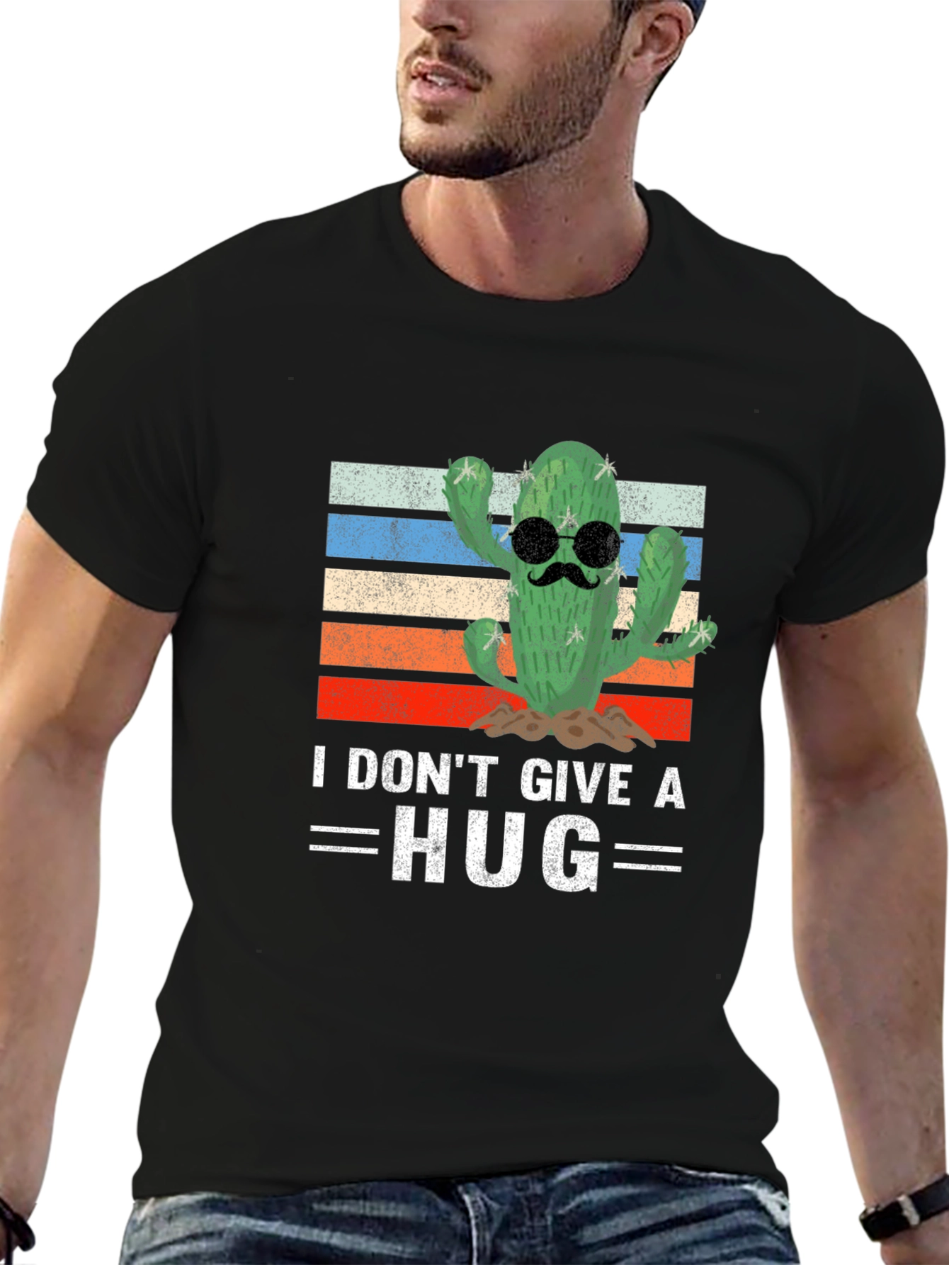 I Dont Give a Hug Cactus T-Shirt