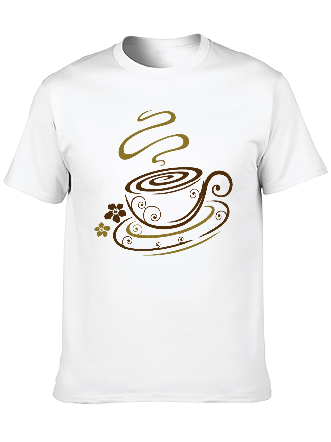 Coffee Cup Graphic Tee - Stylish Black T-Shirt