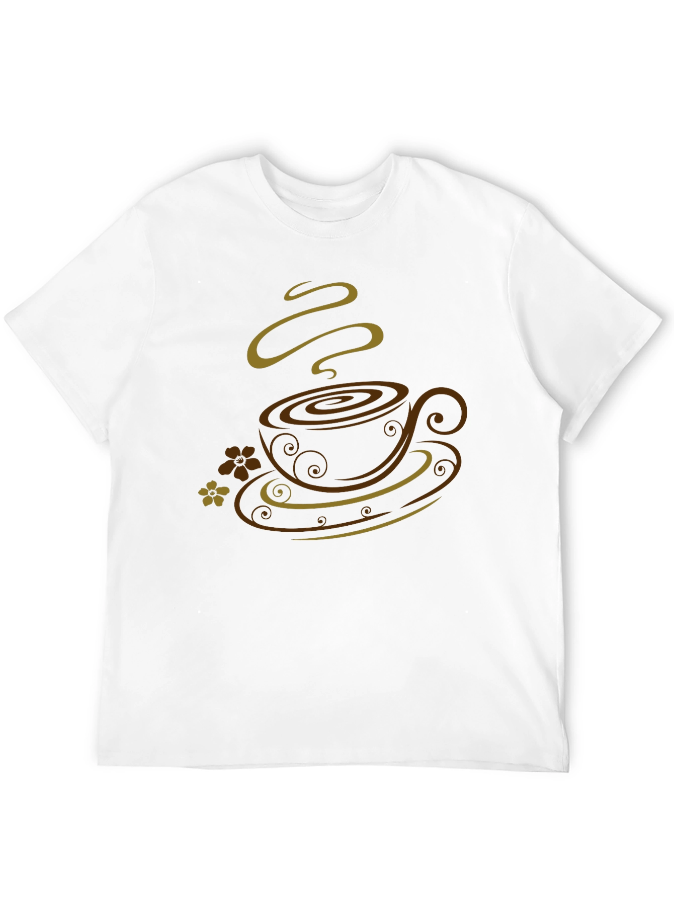 Coffee Cup Graphic Tee - Stylish Black T-Shirt