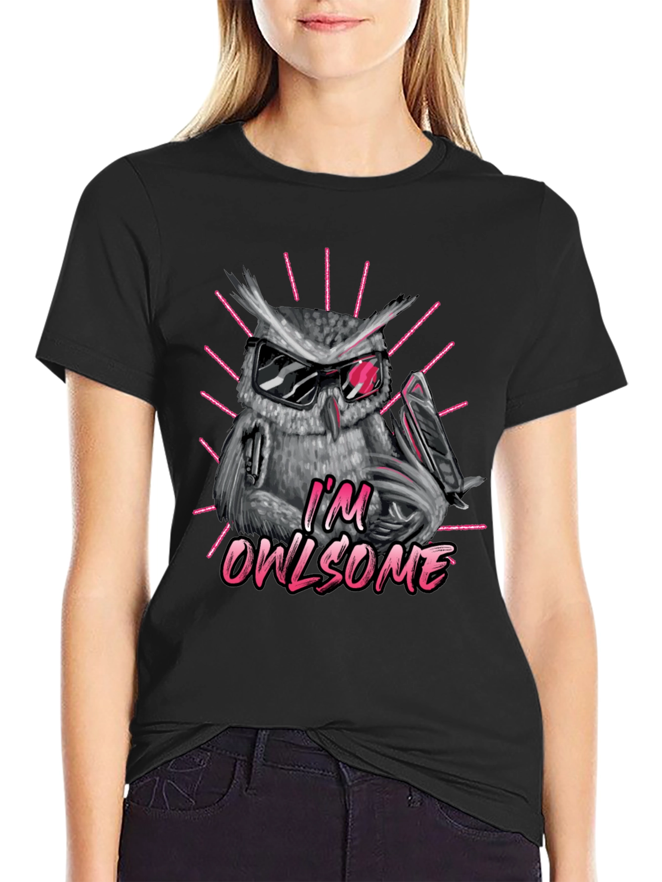 Cool Owl T-Shirt - Im Owlsome!