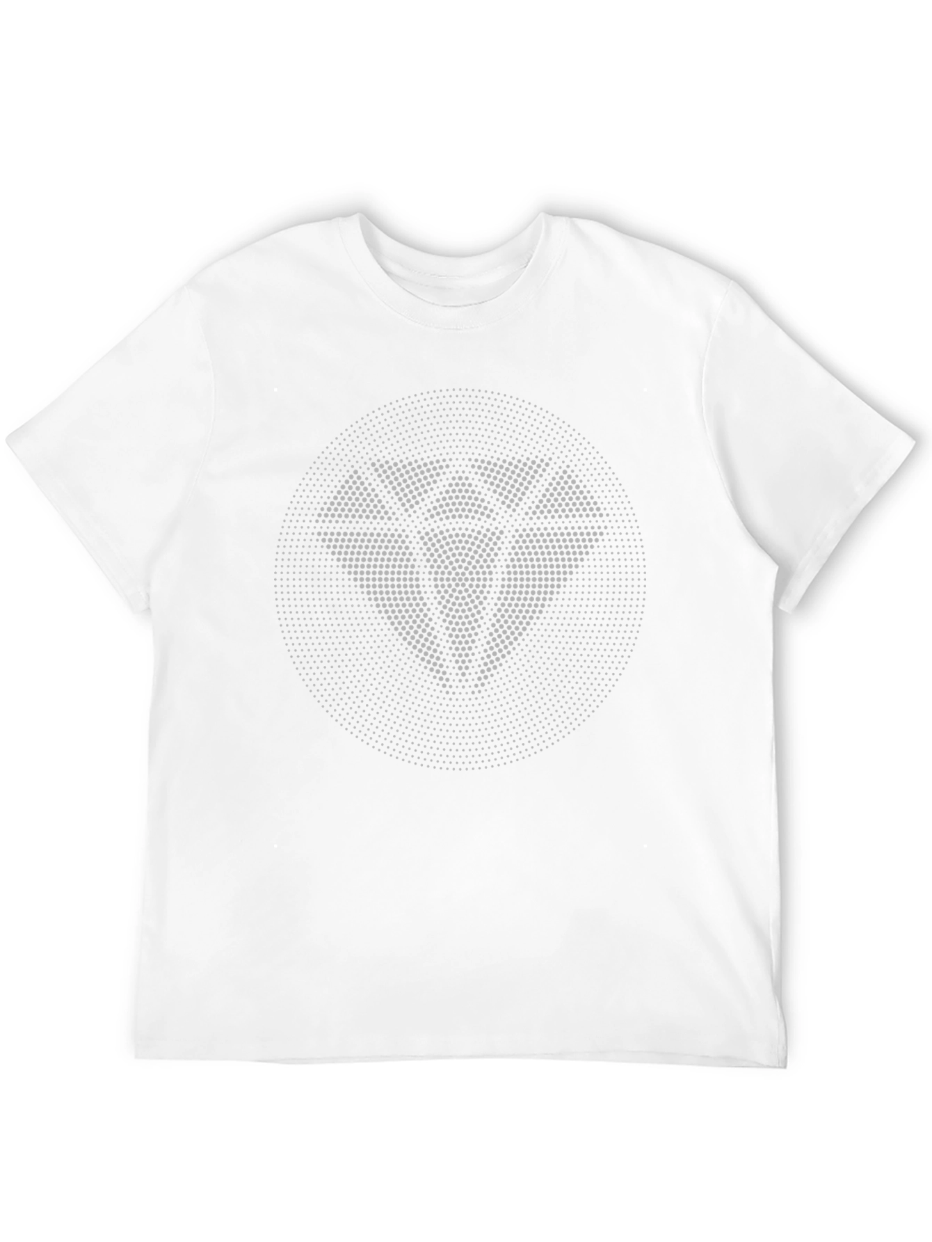 Diamond Dot Graphic Tee - Modern Black T-Shirt