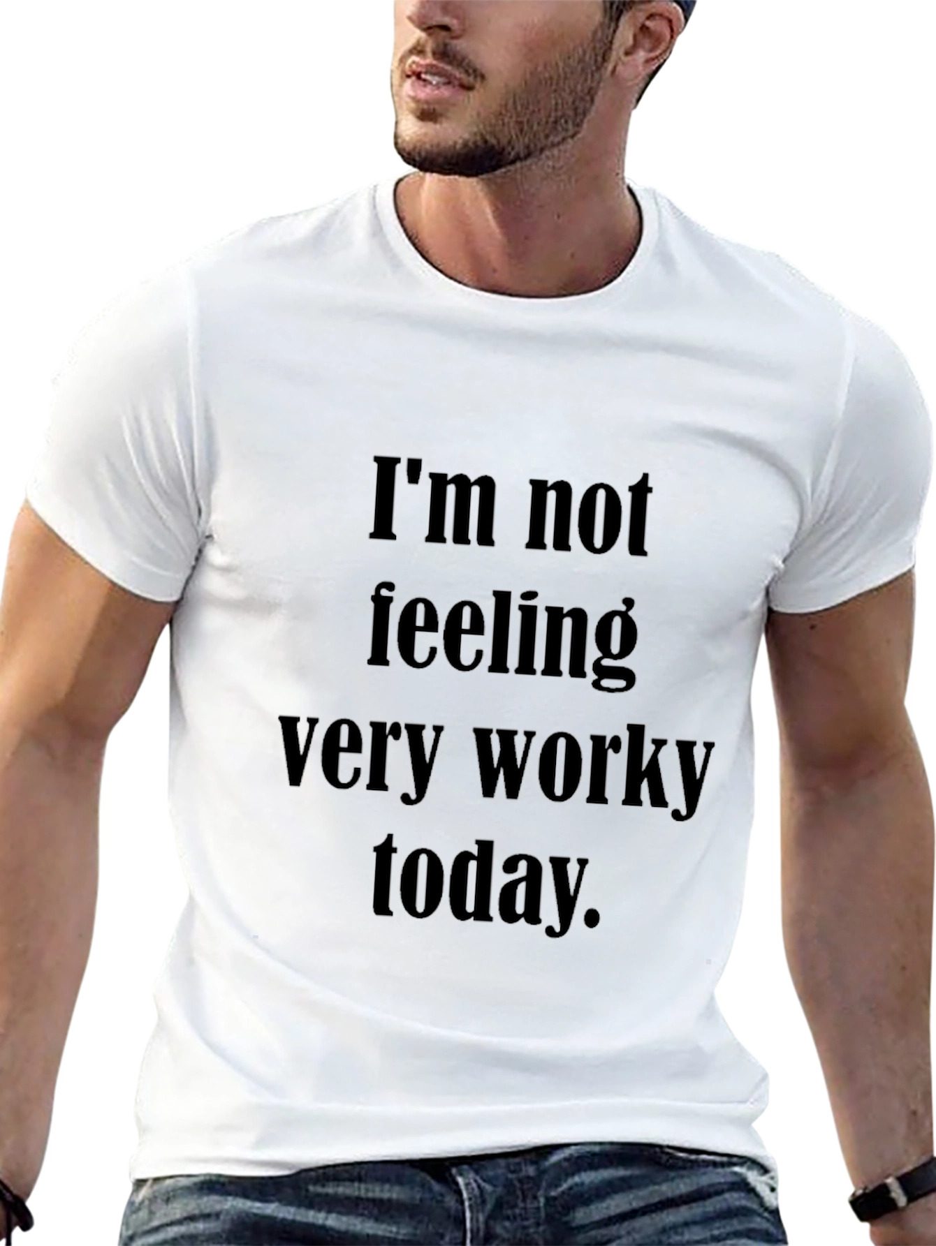 Funny Not Worky Black Tee