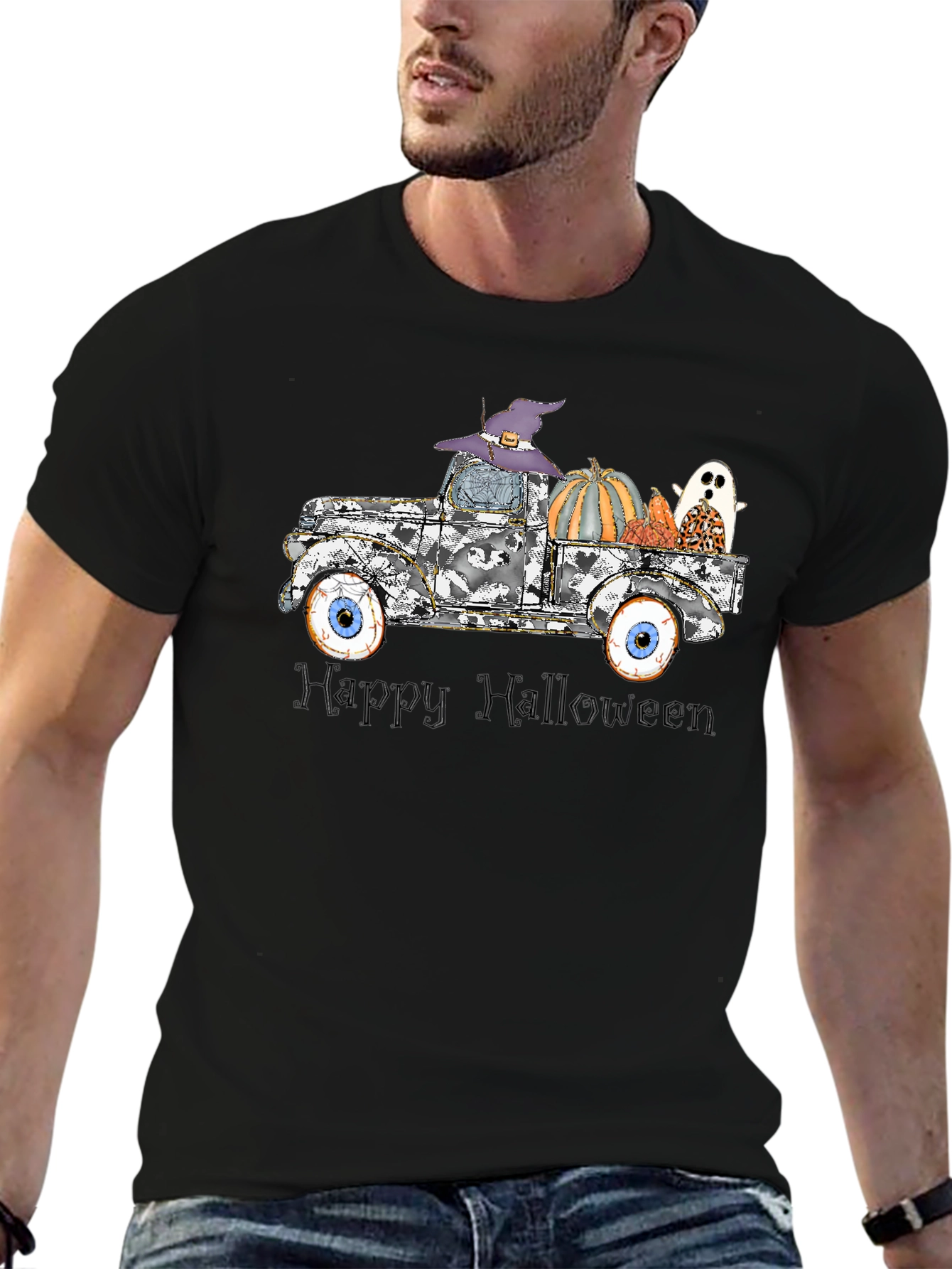 Halloween Truck Graphic Tee
