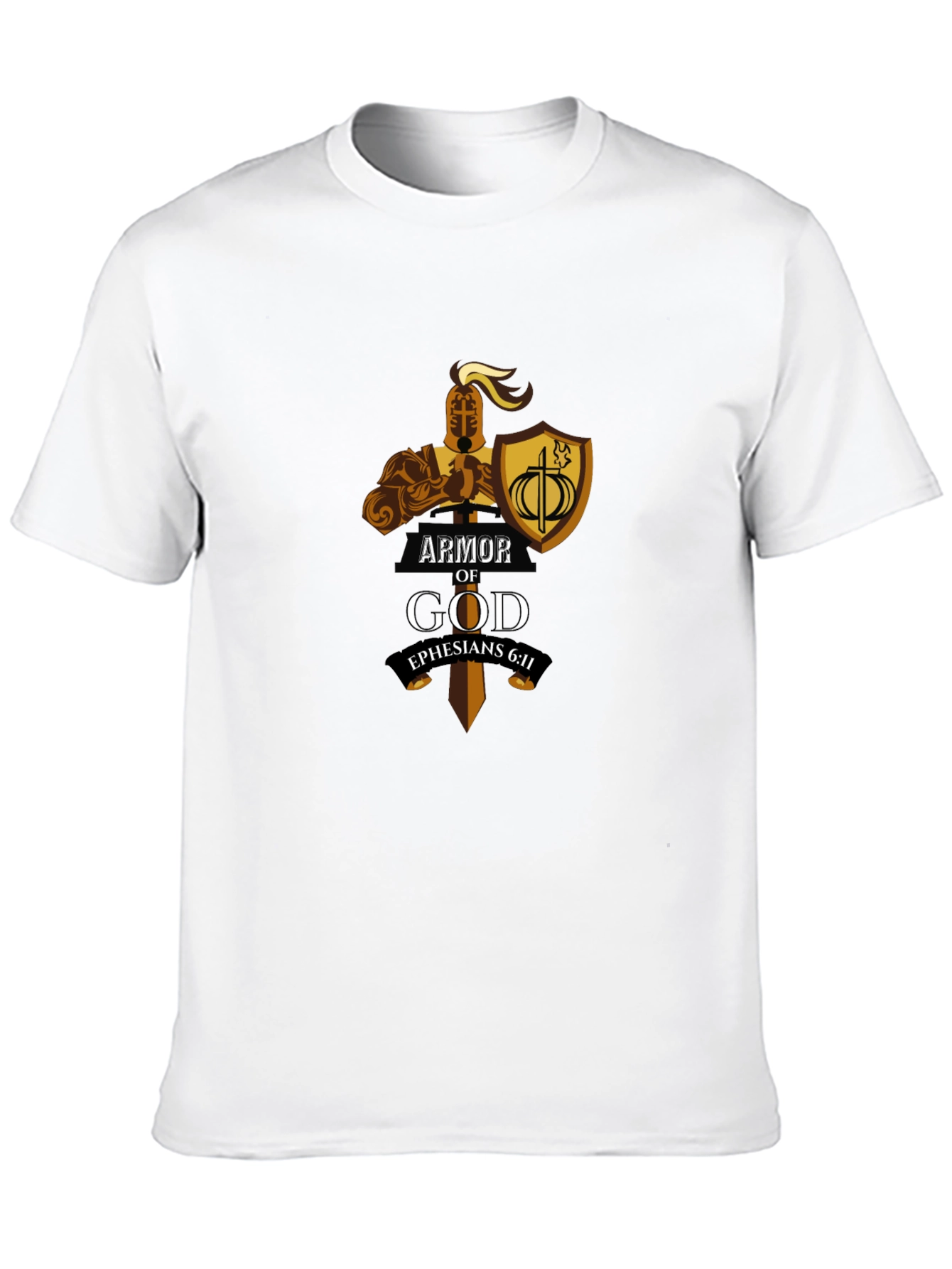 Armor of God Black T-Shirt