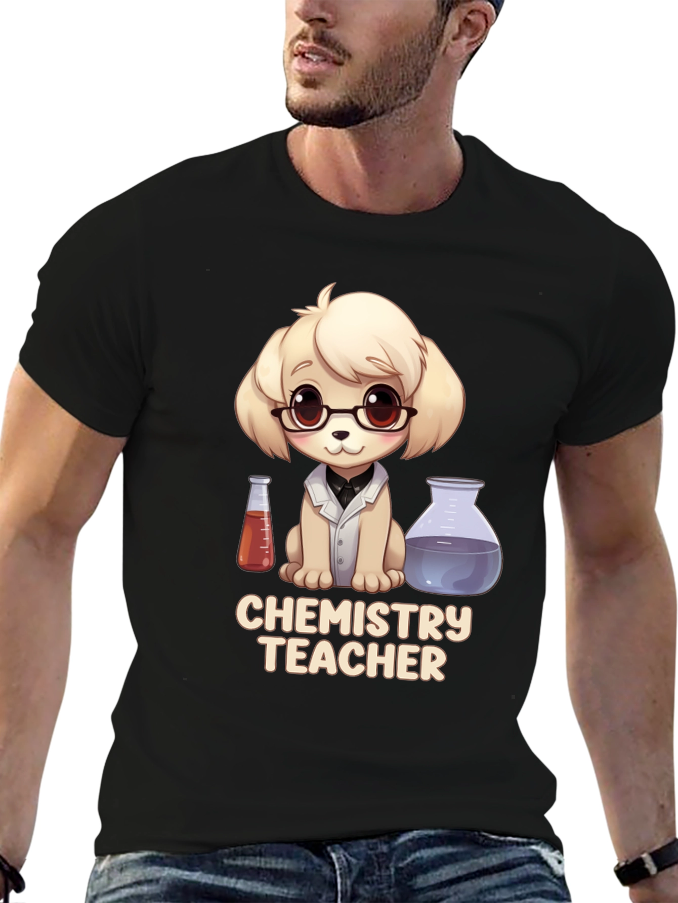 Chemistry Teacher Dog T-Shirt