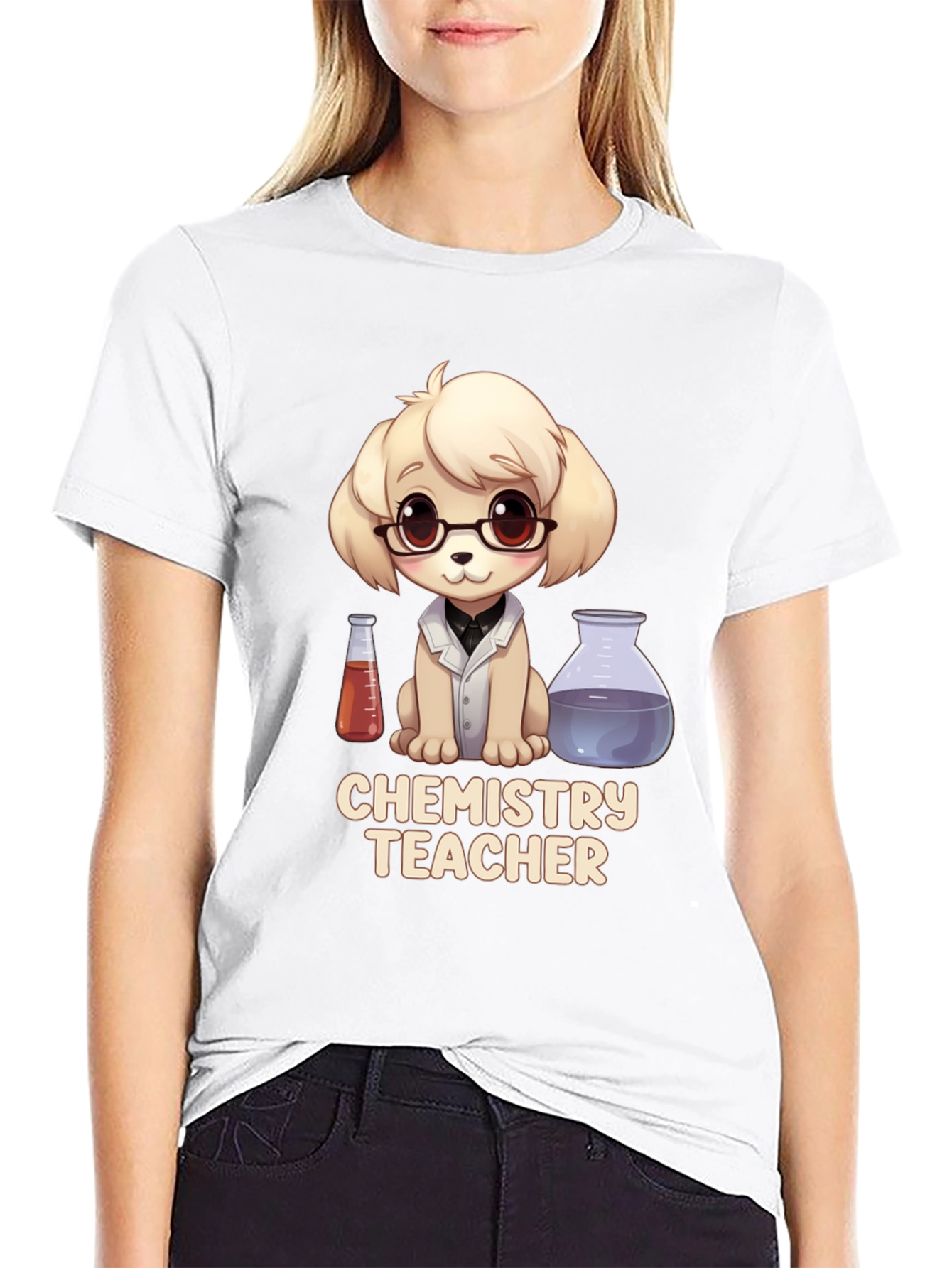 Chemistry Teacher Dog T-Shirt