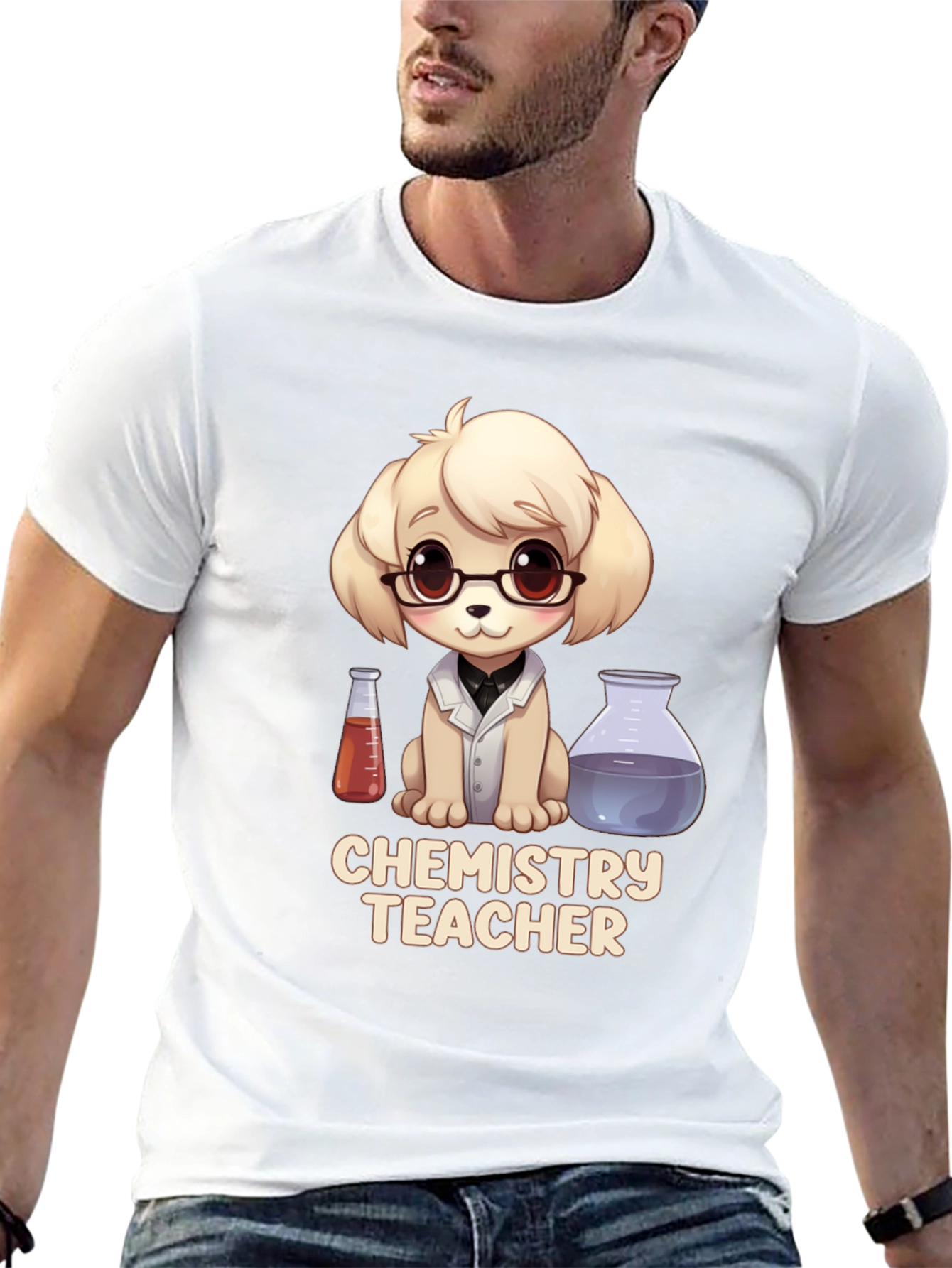 Chemistry Teacher Dog T-Shirt
