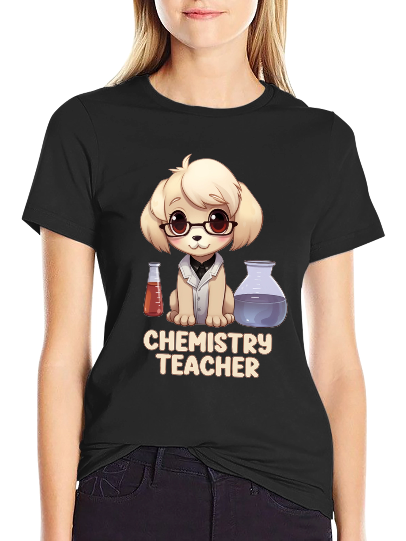 Chemistry Teacher Dog T-Shirt