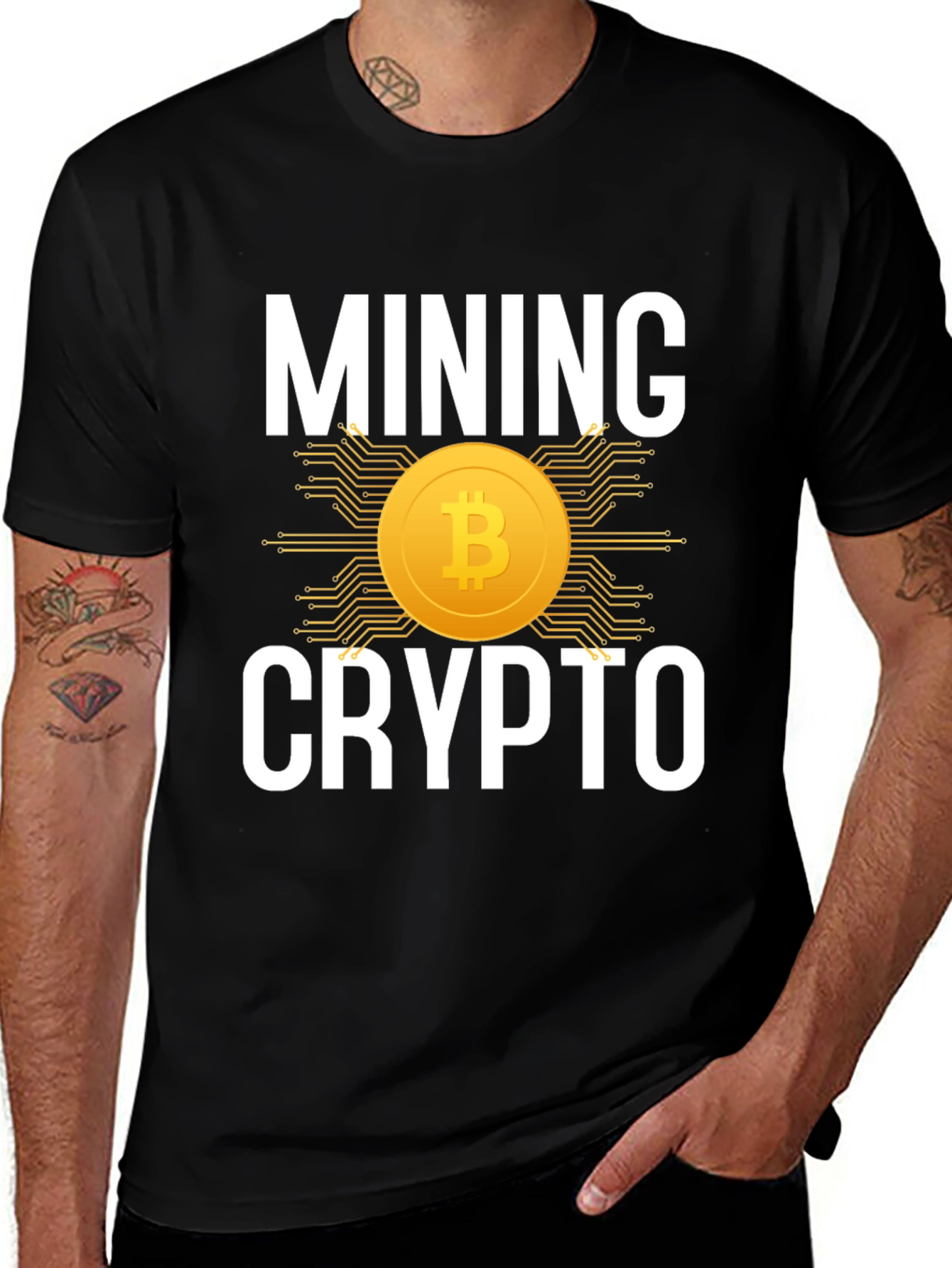 Mining Crypto Bitcoin T-Shirt