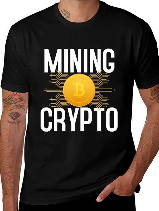 Mining Crypto Bitcoin T-Shirt