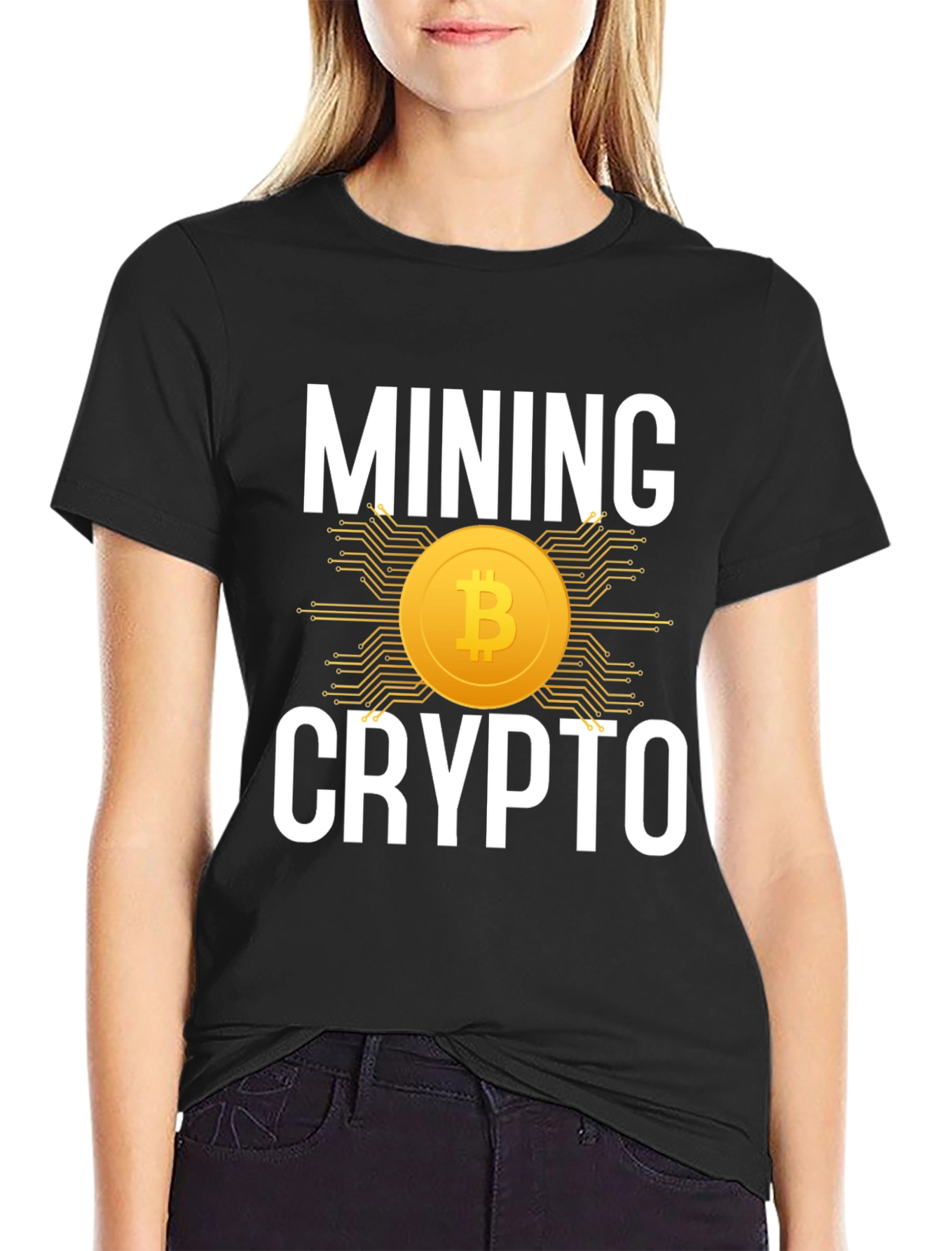 Mining Crypto Bitcoin T-Shirt