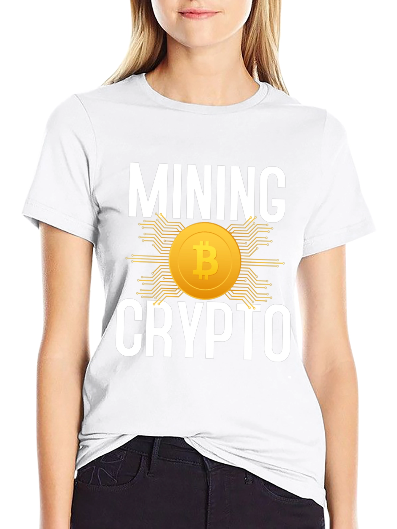 Mining Crypto Bitcoin T-Shirt