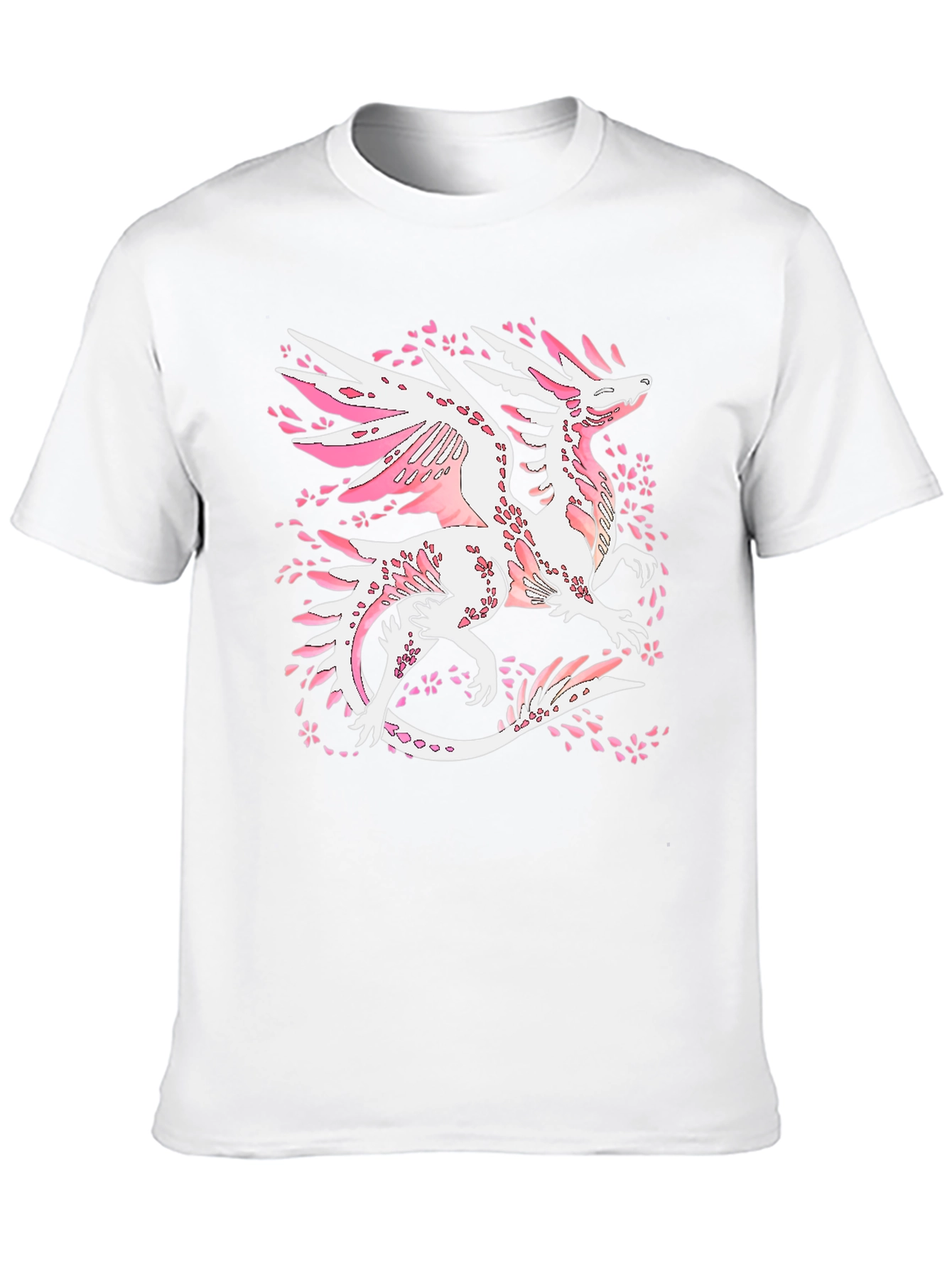 Dragon Cherry Blossom Black T-Shirt