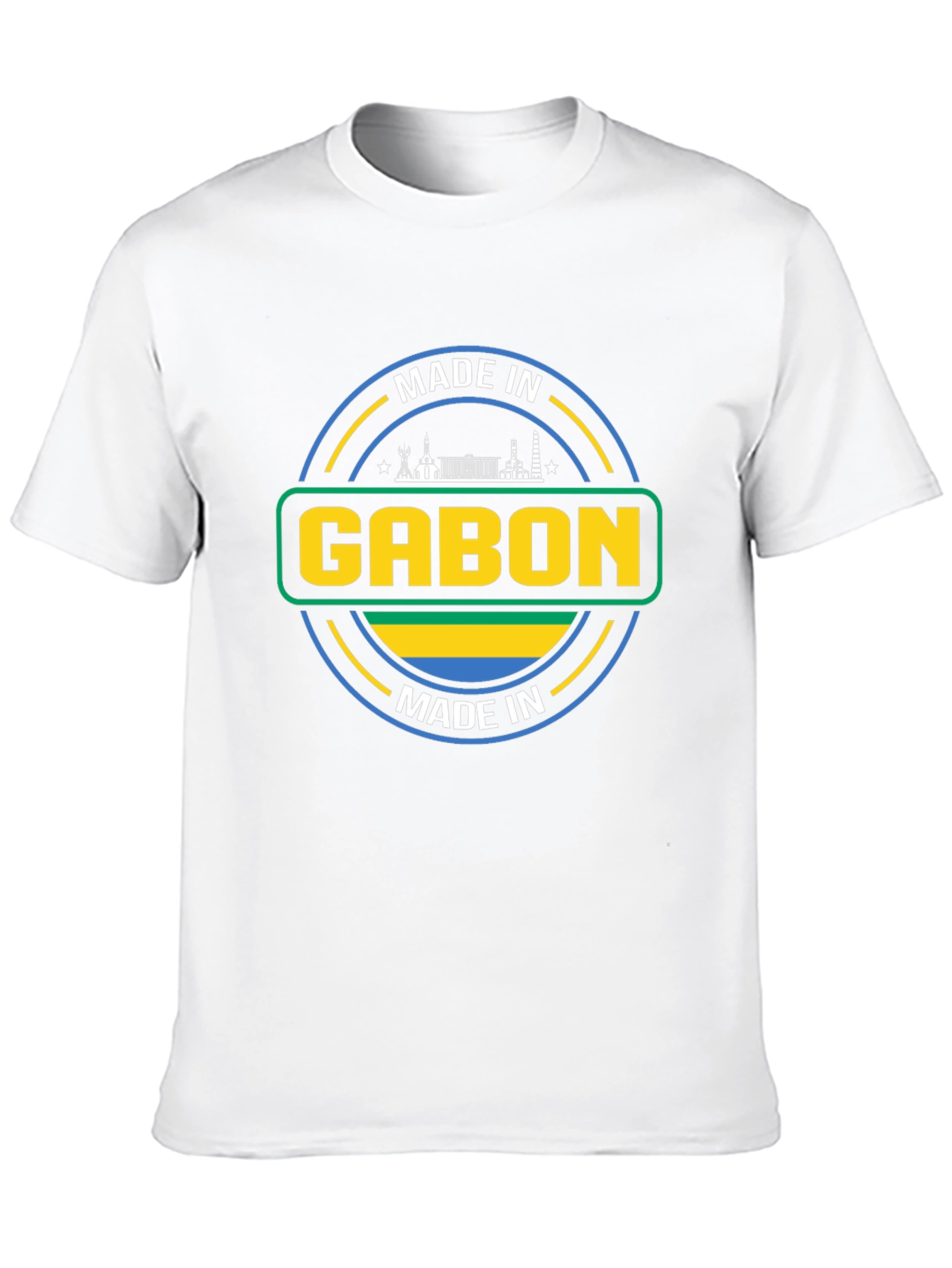 Made in Gabon T-Shirt - Black Cotton Tee