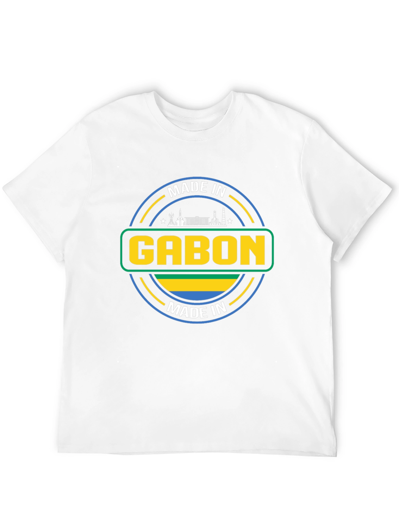 Made in Gabon T-Shirt - Black Cotton Tee