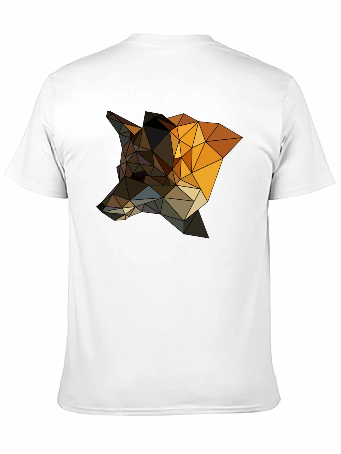 Geometric Fox T-Shirt - Stylish Animal Design
