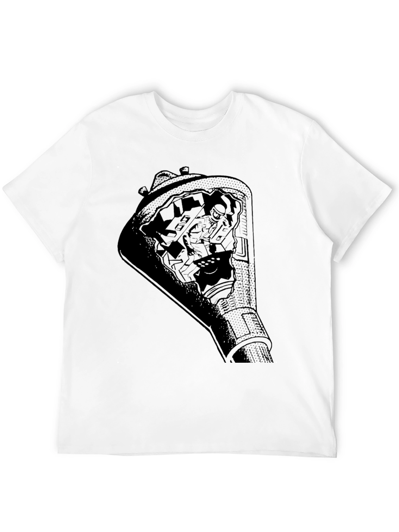 Astronaut Space Capsule Graphic T-Shirt