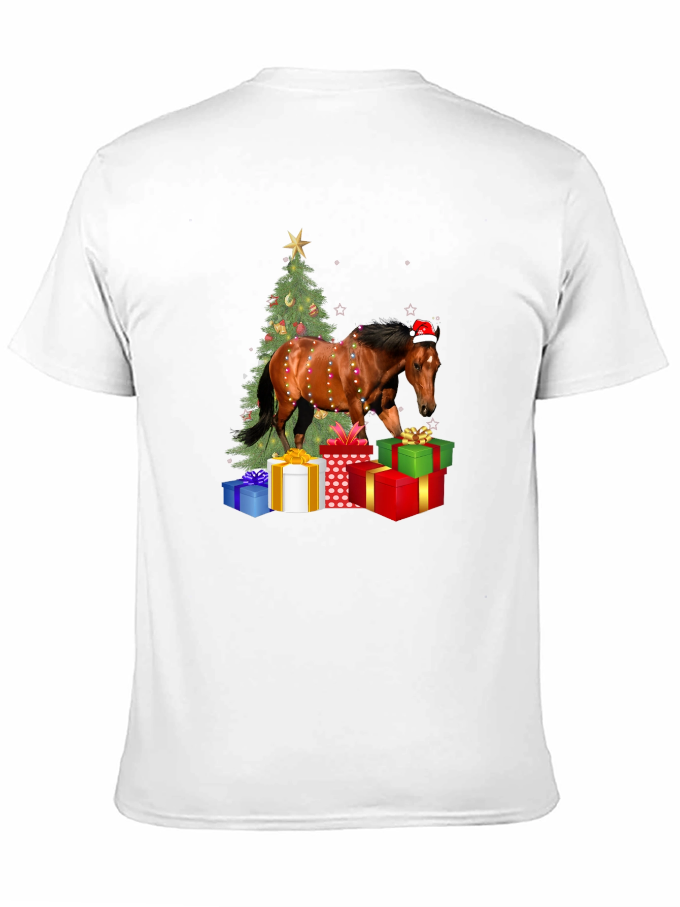 Festive Horse Christmas T-Shirt