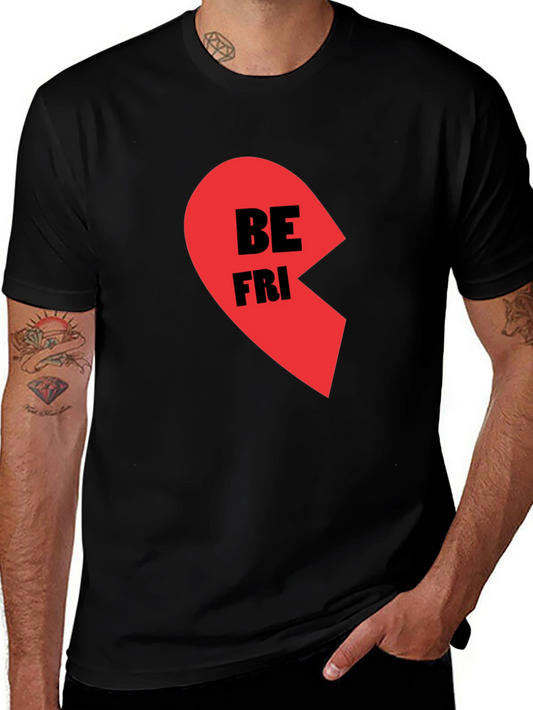 Best Friends Half Heart Graphic Tee