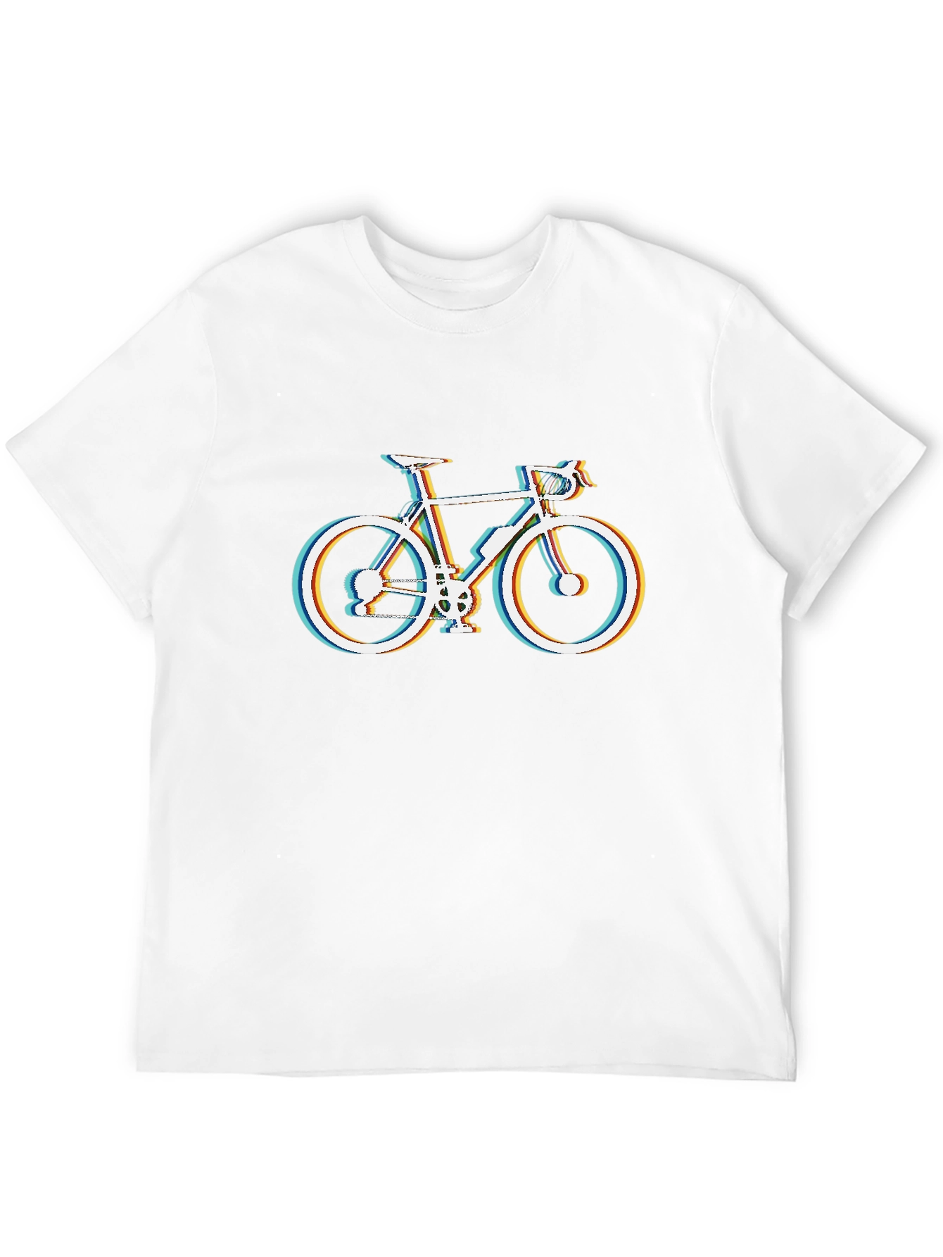 Mens Black Bike Graphic T-Shirt