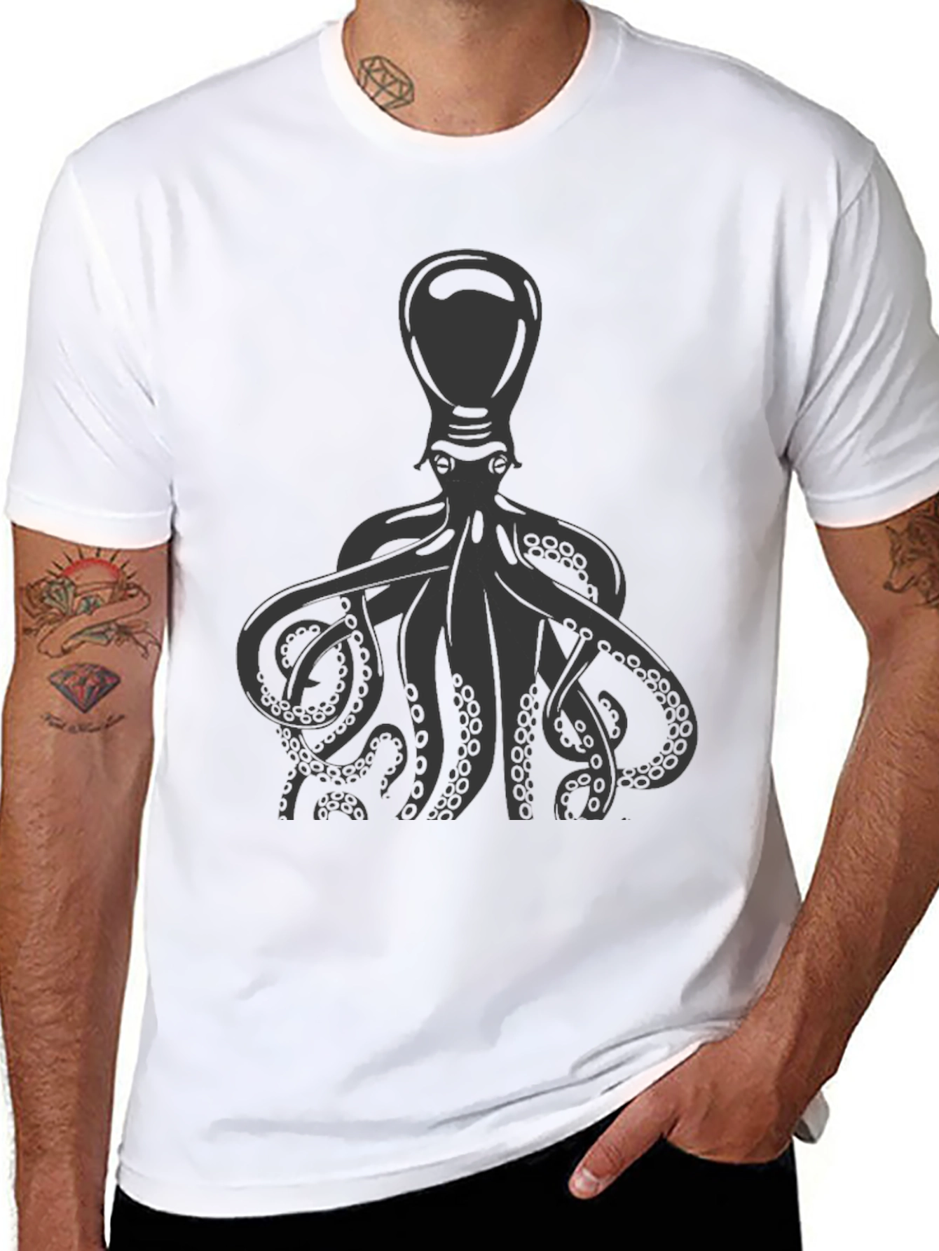 Octopus Graphic Tee - Dark Kraken Shirt