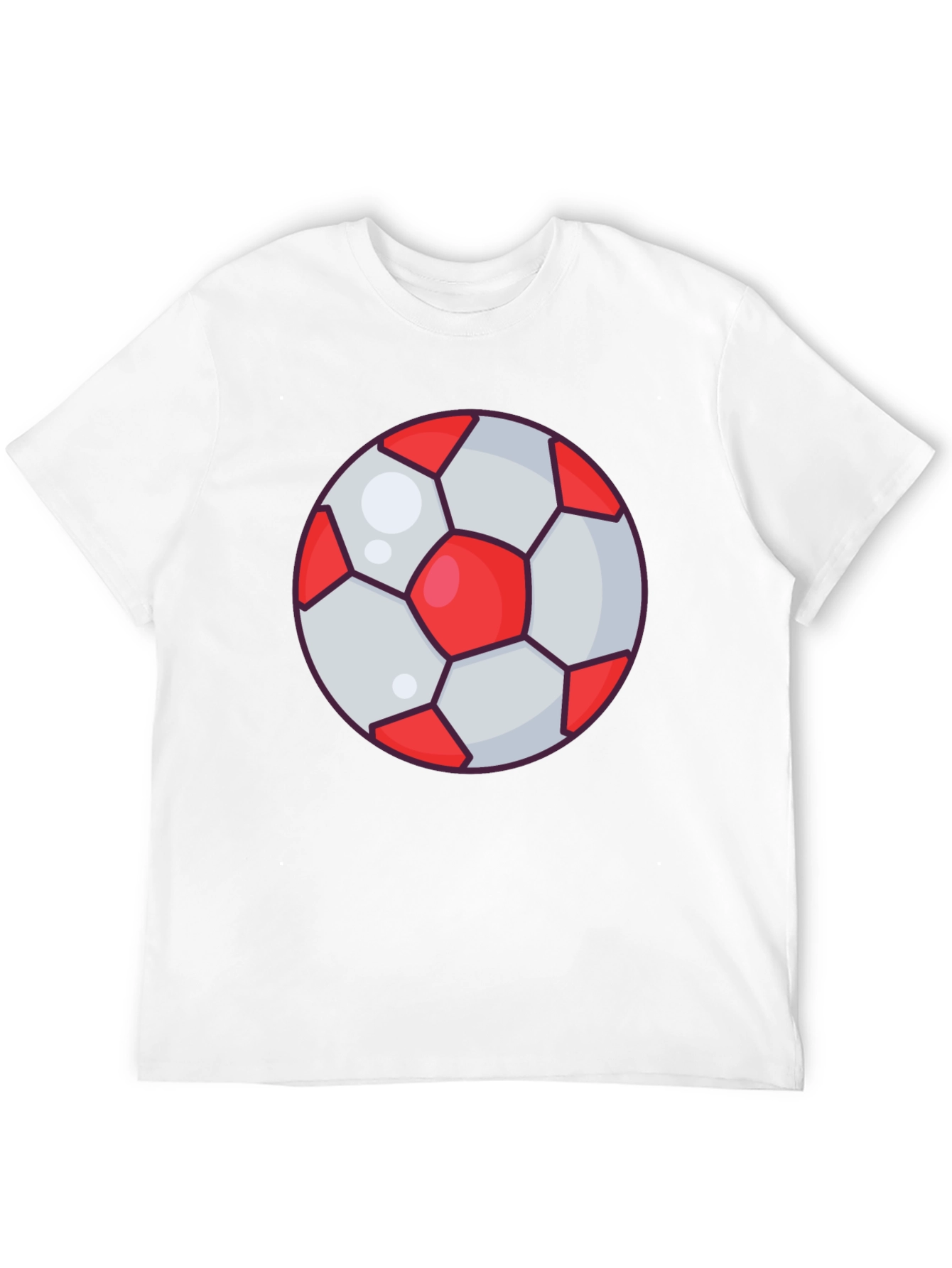 Soccer Ball Graphic Tee - Casual Style