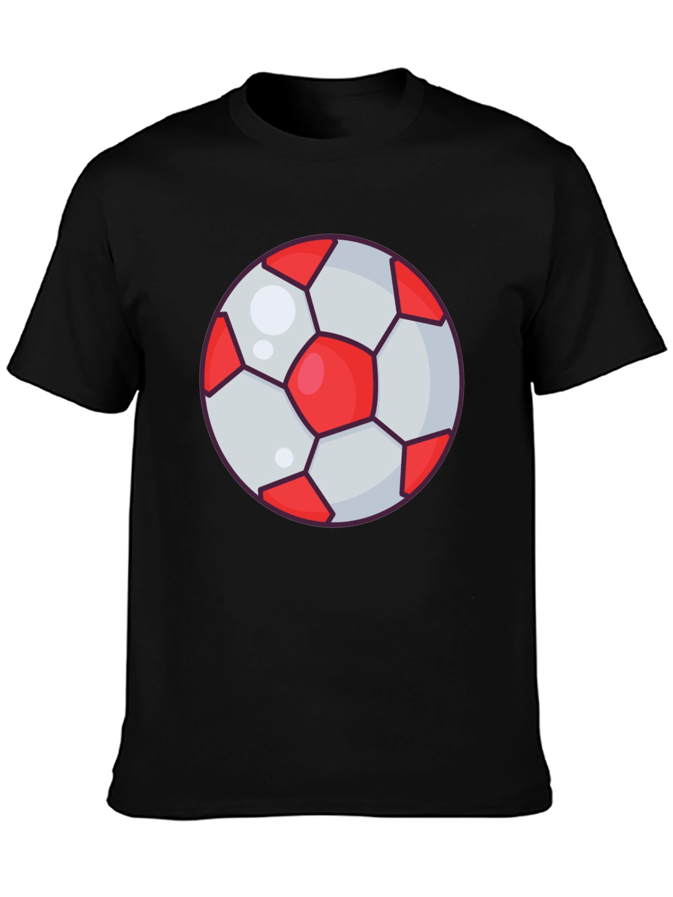Soccer Ball Graphic Tee - Casual Style