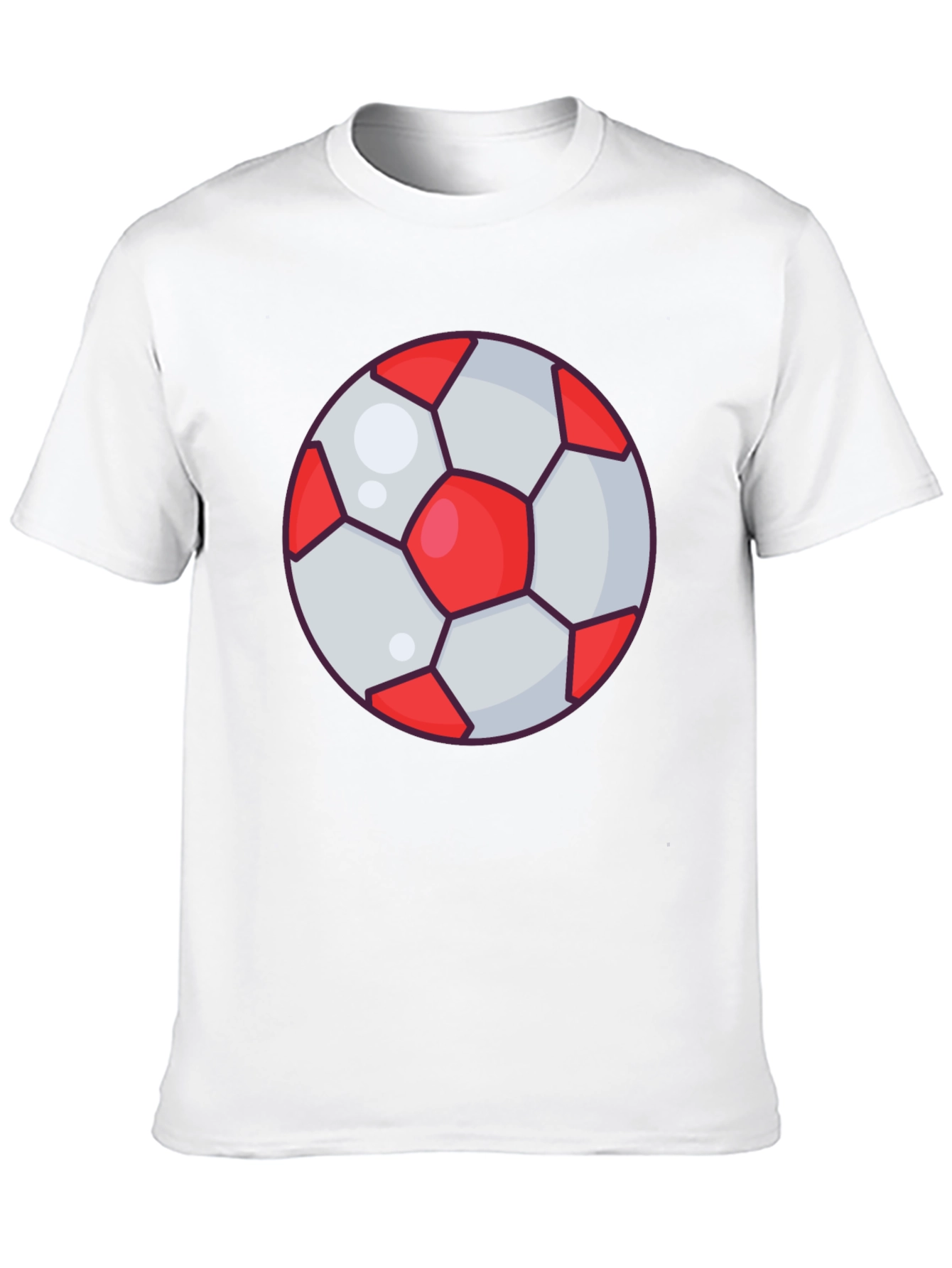 Soccer Ball Graphic Tee - Casual Style