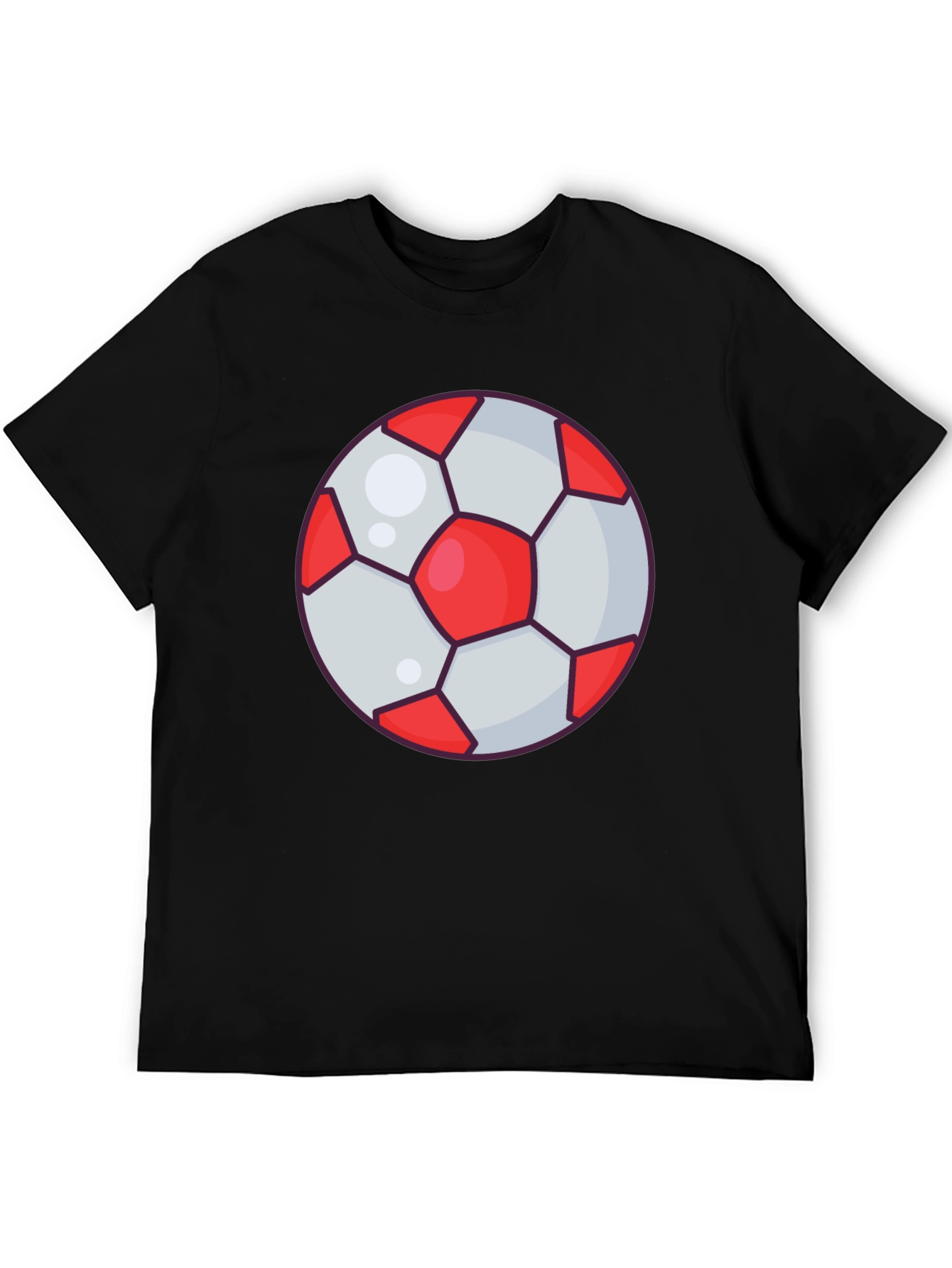 Soccer Ball Graphic Tee - Casual Style