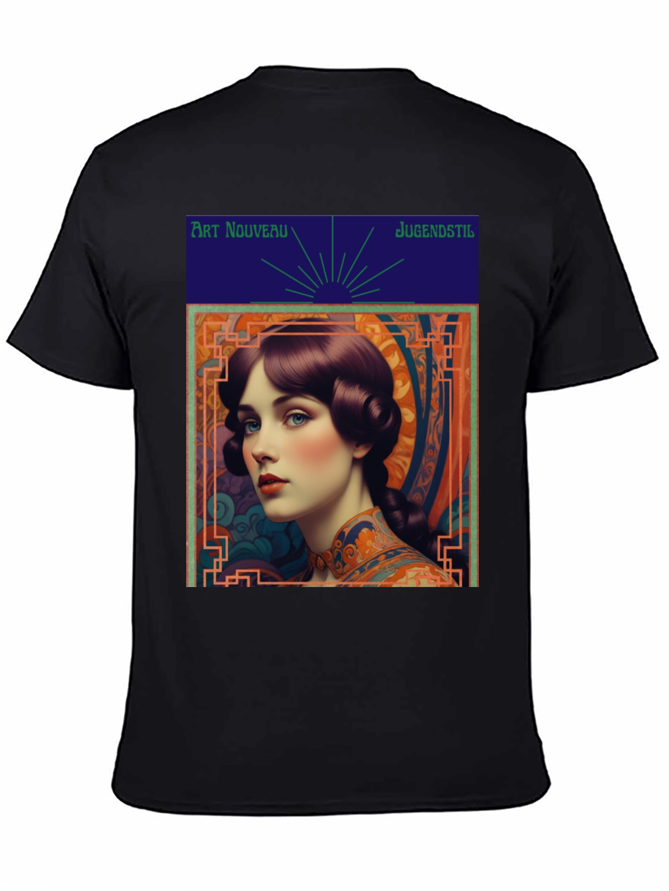 Art Nouveau Lady Graphic Tee