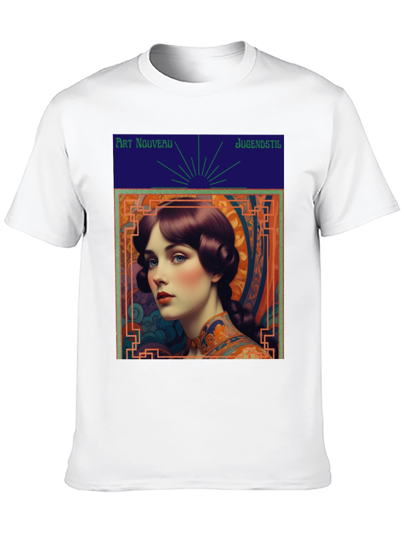 Art Nouveau Lady Graphic Tee