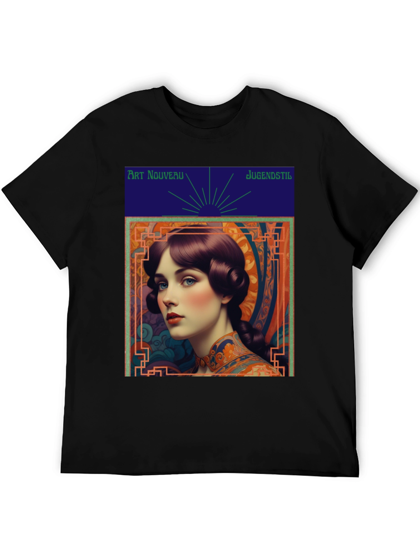 Art Nouveau Lady Graphic Tee