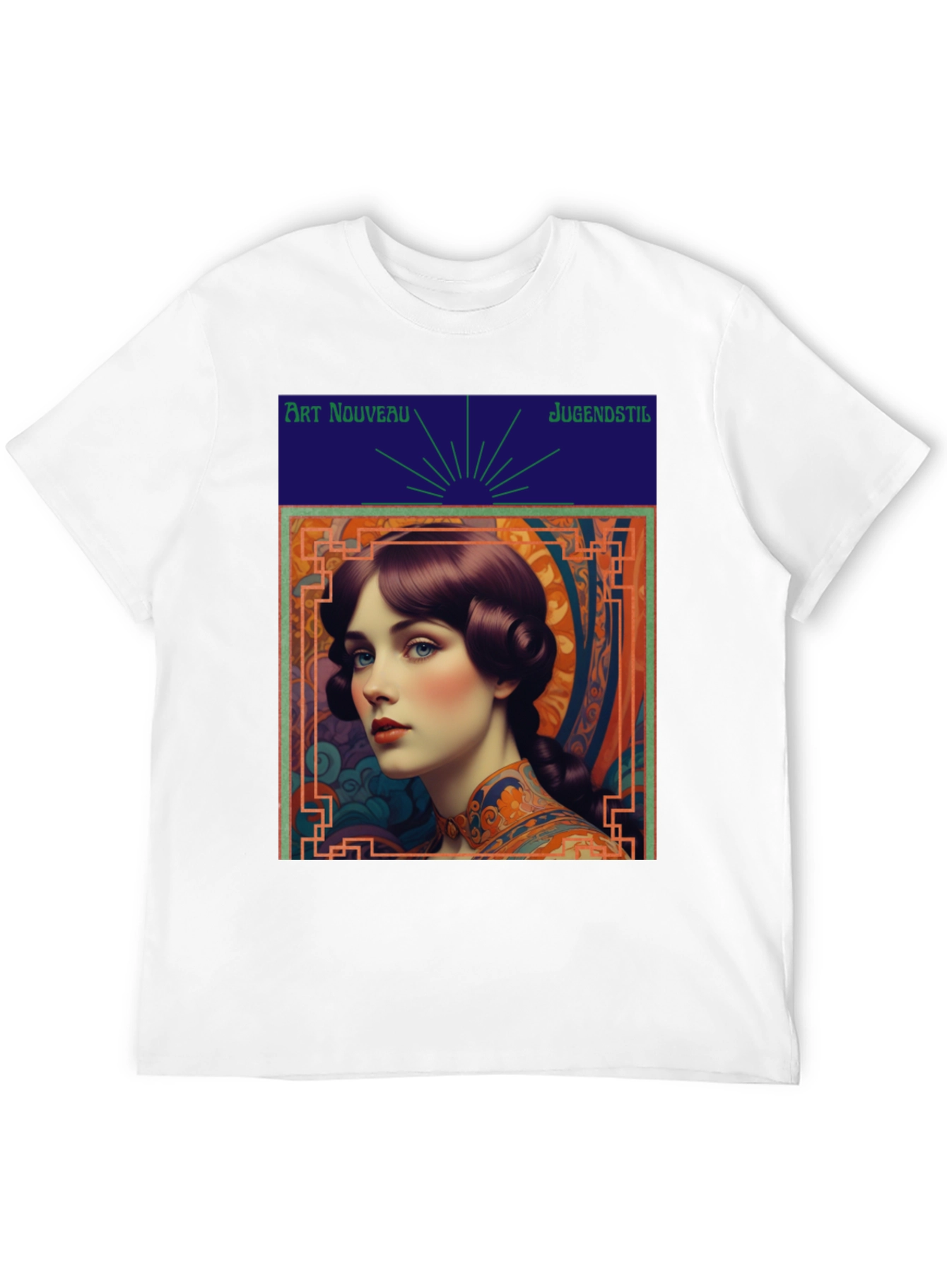 Art Nouveau Lady Graphic Tee