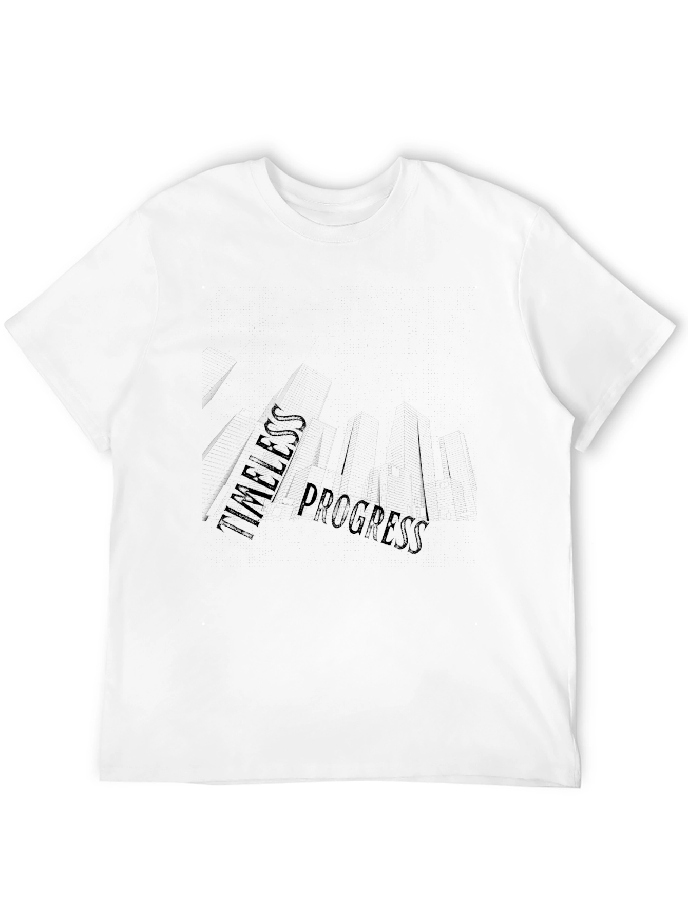 Timeless Progress Black Graphic Tee