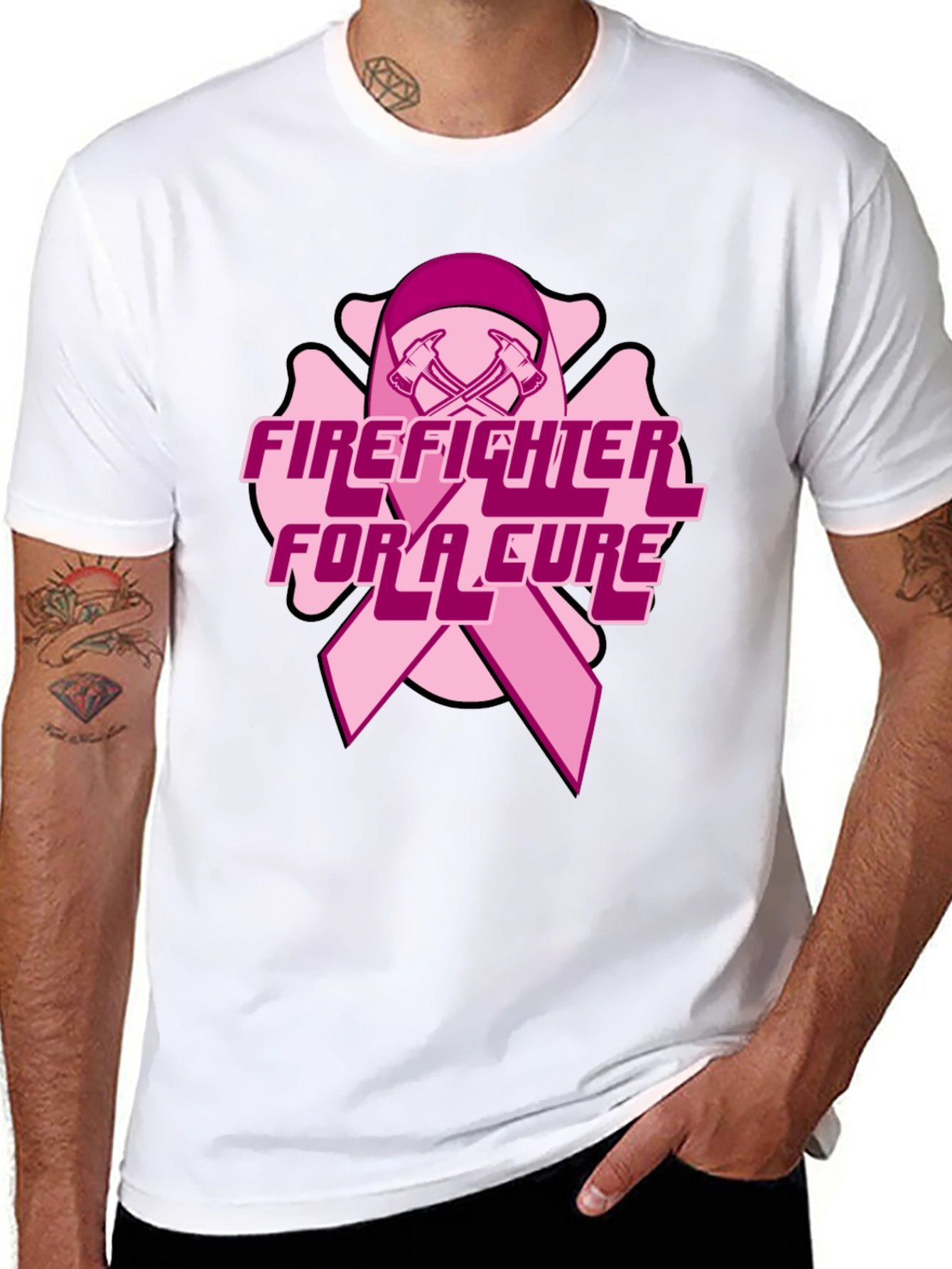 Firefighter for a Cure T-Shirt