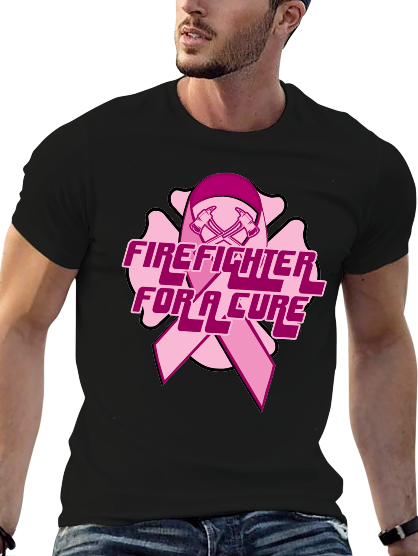 Firefighter for a Cure T-Shirt