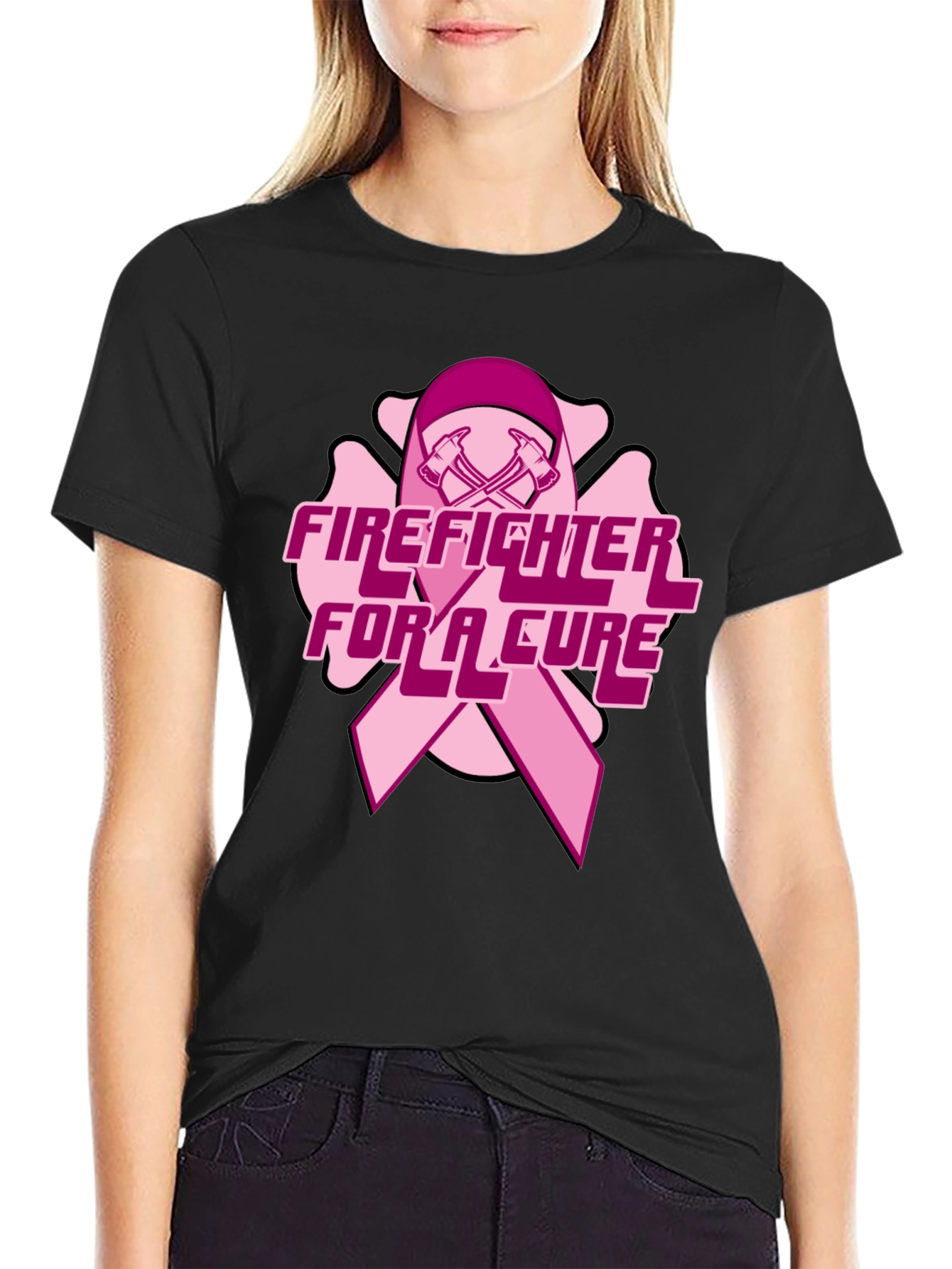 Firefighter for a Cure T-Shirt