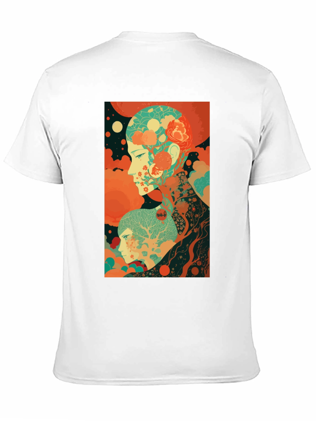 Artistic Mindscape Graphic Tee - Black