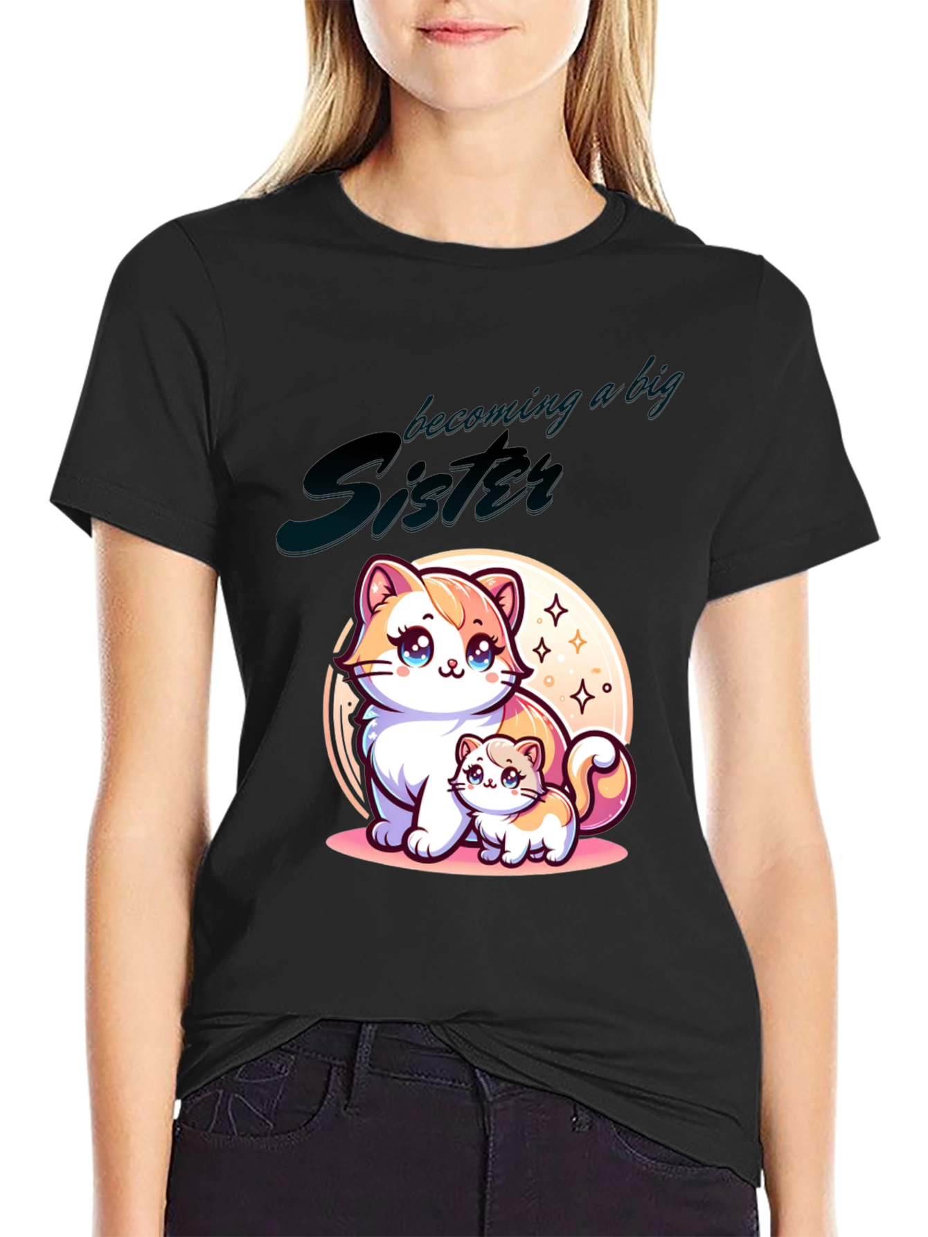 Big Sister Cat T-Shirt