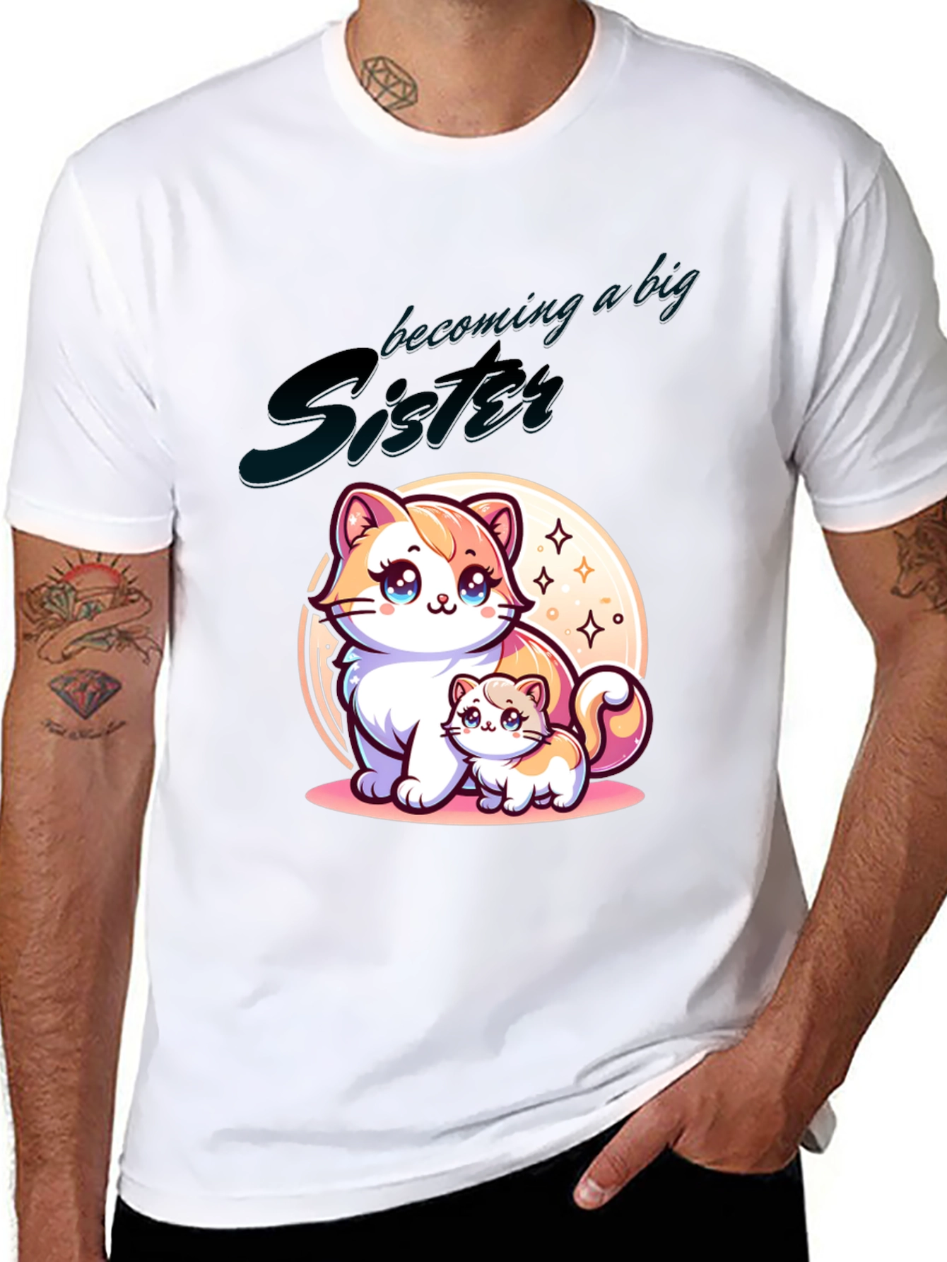 Big Sister Cat T-Shirt