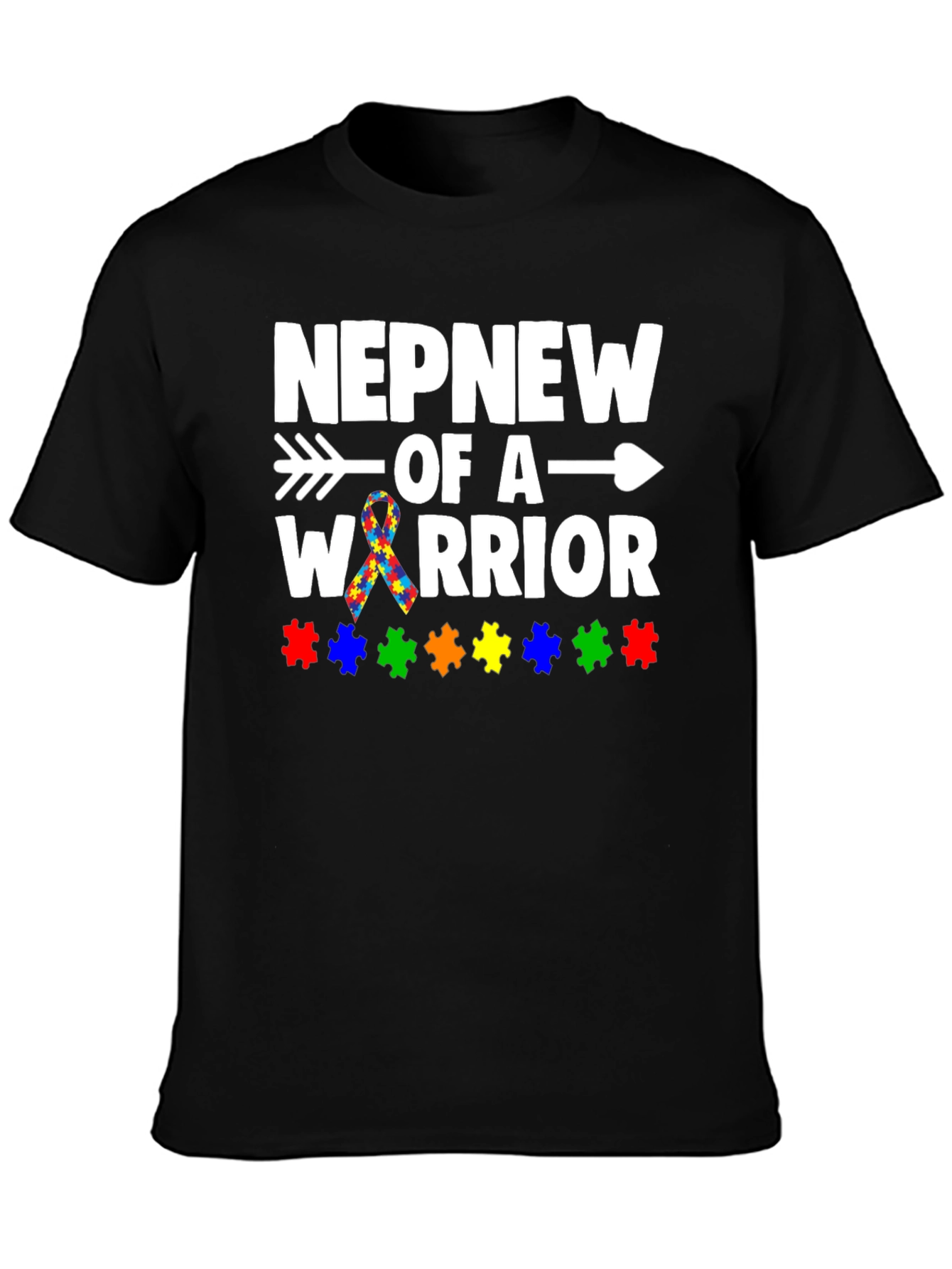 Nephew of a Warrior Autism Awareness T-Shirt