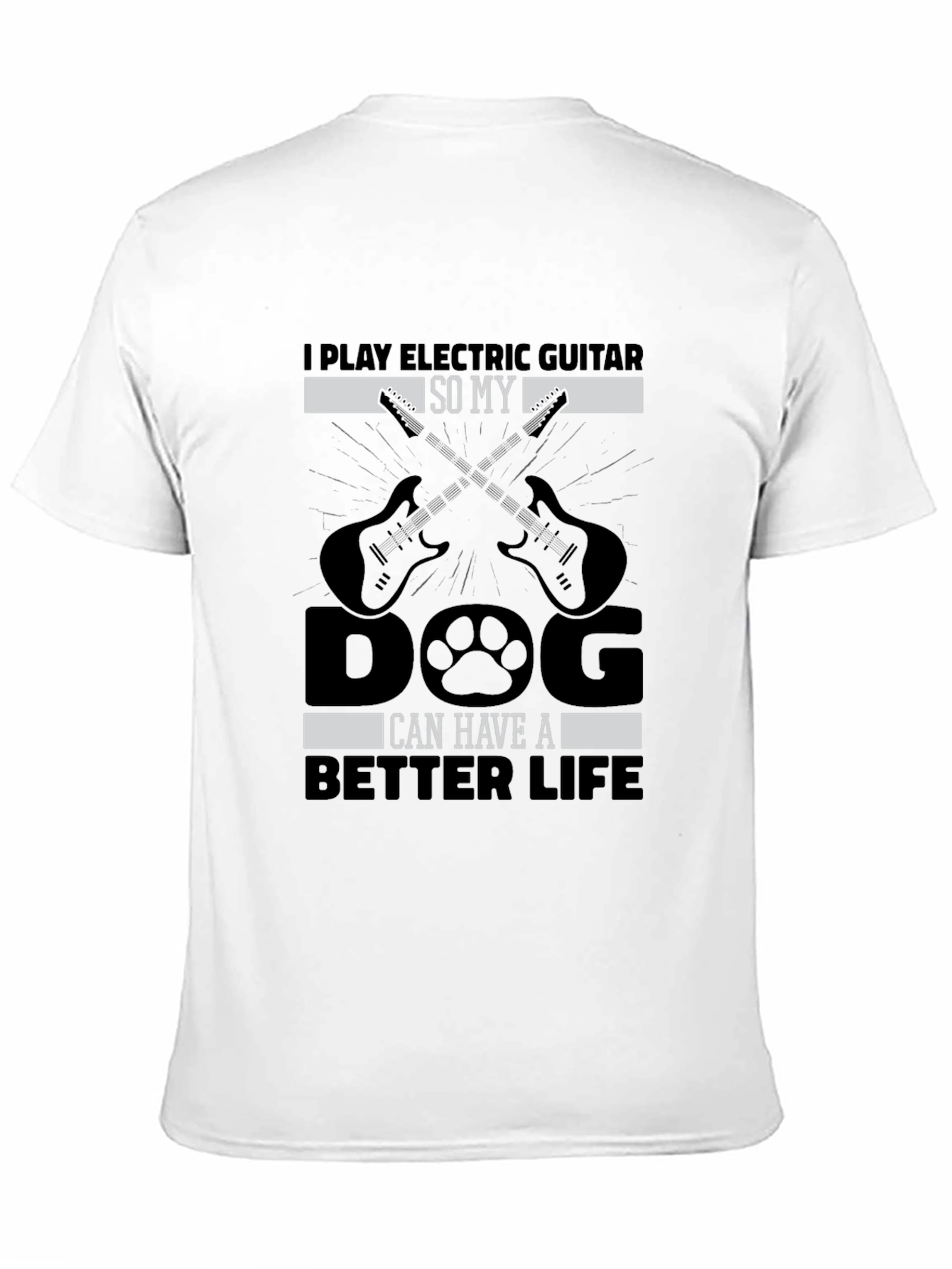 Electric Guitar Dog Lover T-Shirt
