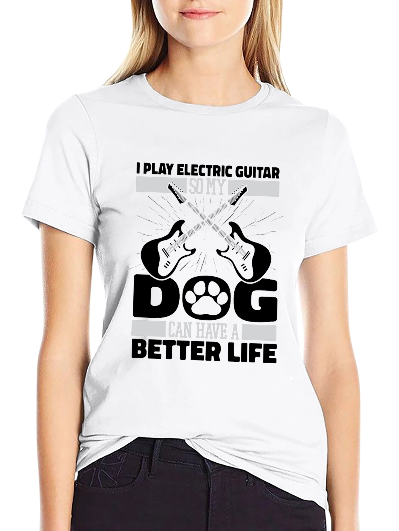 Electric Guitar Dog Lover T-Shirt